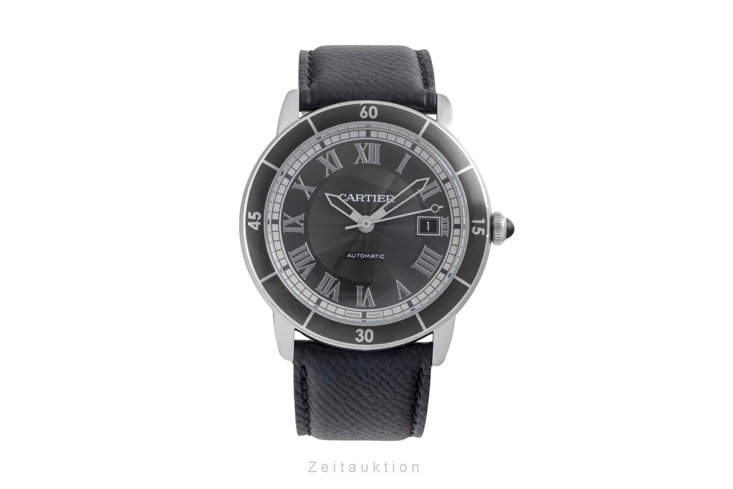 Cartier Croisiere steel automatic men's watch WSRN0003  [2604696]