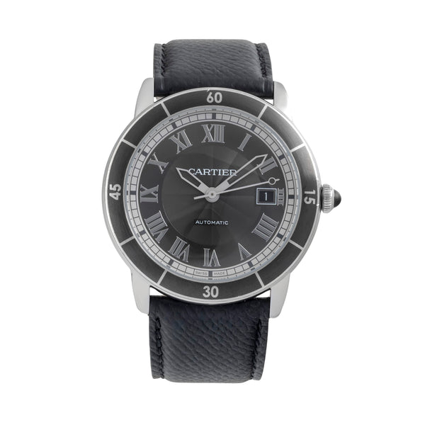 Cartier Croisiere steel automatic men's watch WSRN0003  [2604696]