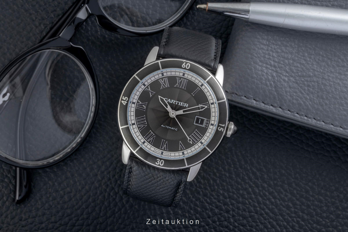 Cartier Croisiere steel automatic men's watch WSRN0003  [2604696]
