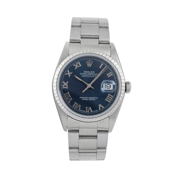 Rolex Datejust steel automatic men's watch 16220  [2604704]