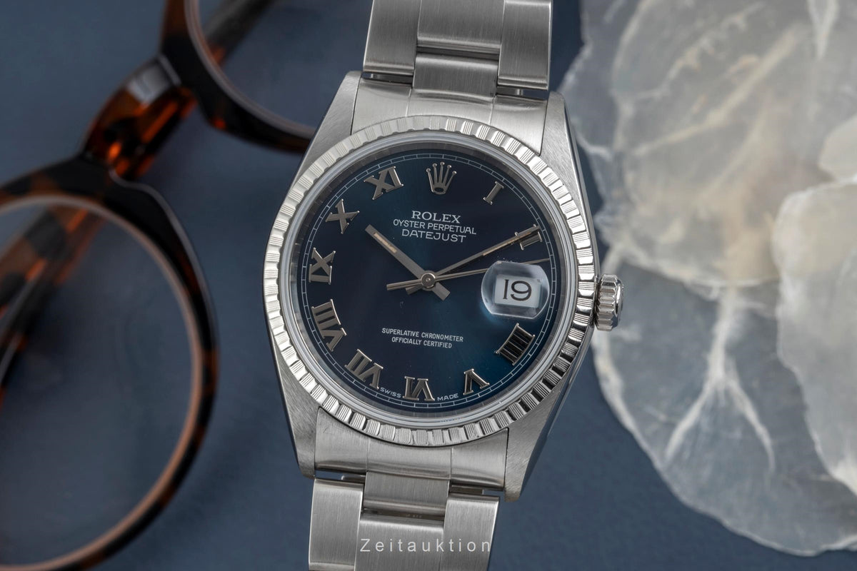 Rolex Datejust steel automatic men's watch 16220  [2604704]
