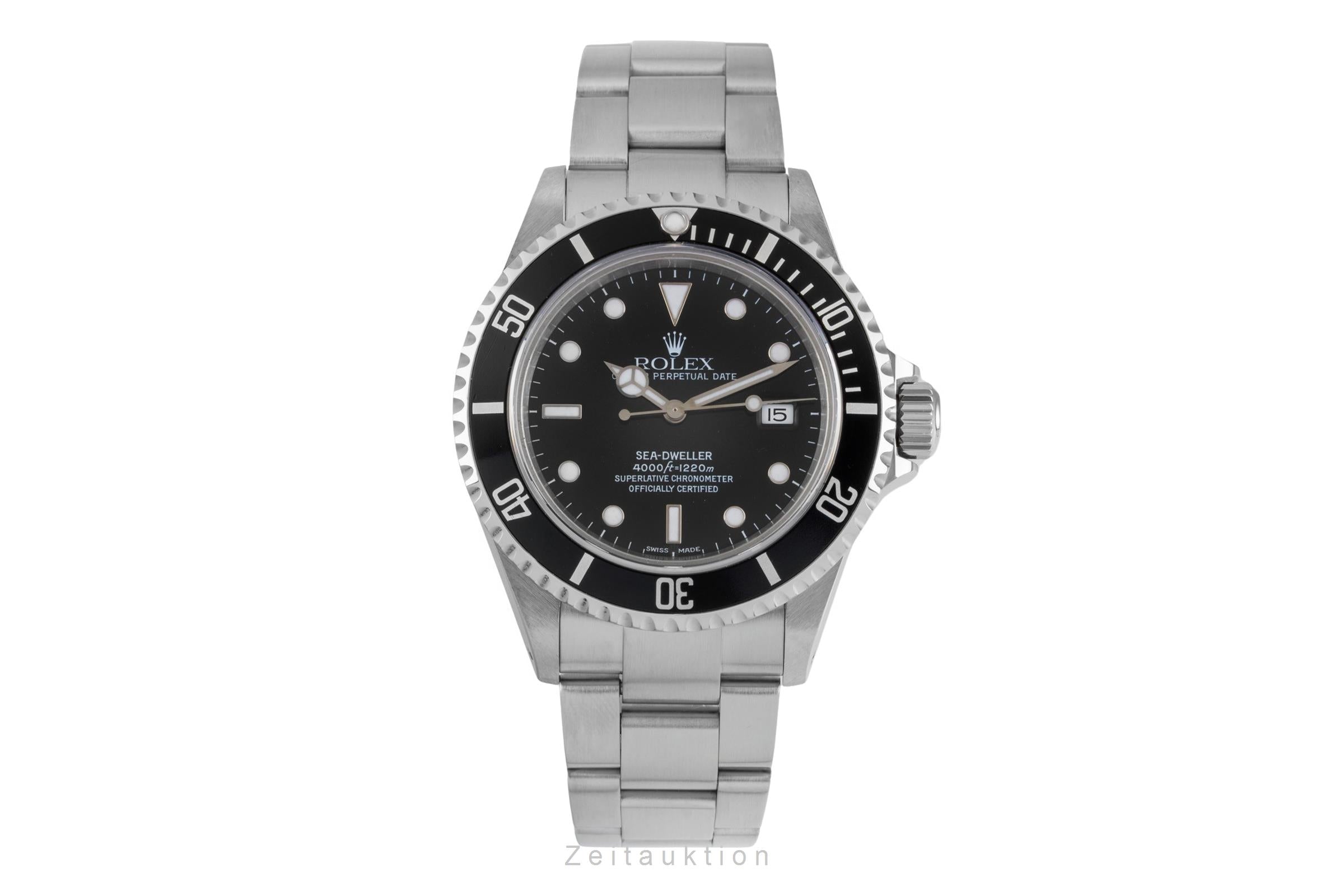 Rolex Sea-Dweller 4000ft Automatik Herrenuhr Oyster Perpetual Ref 16600T P-Serie [2604706]