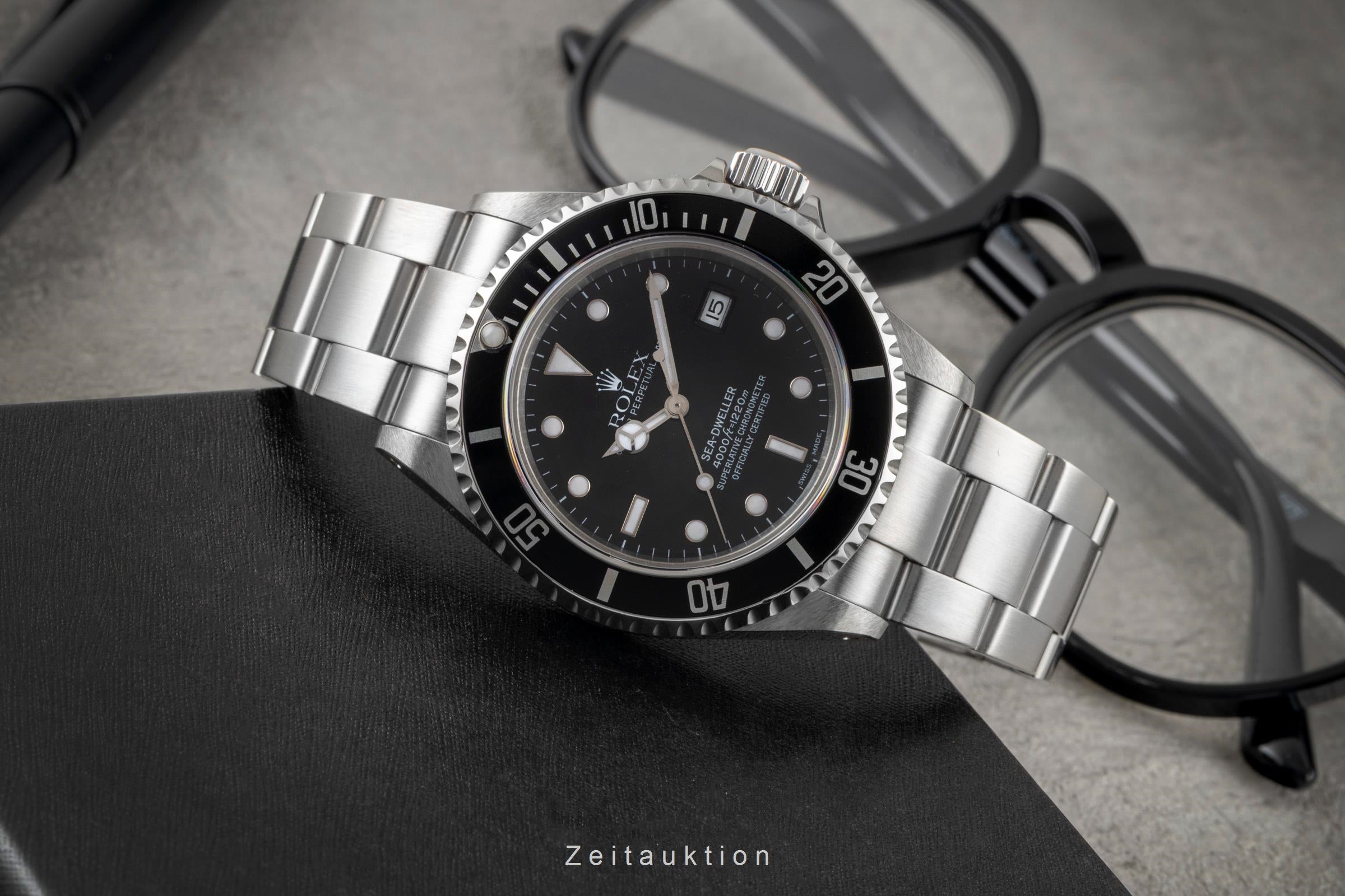 Rolex Sea-Dweller 4000ft Automatik Herrenuhr Oyster Perpetual Ref 16600T P-Serie [2604706]