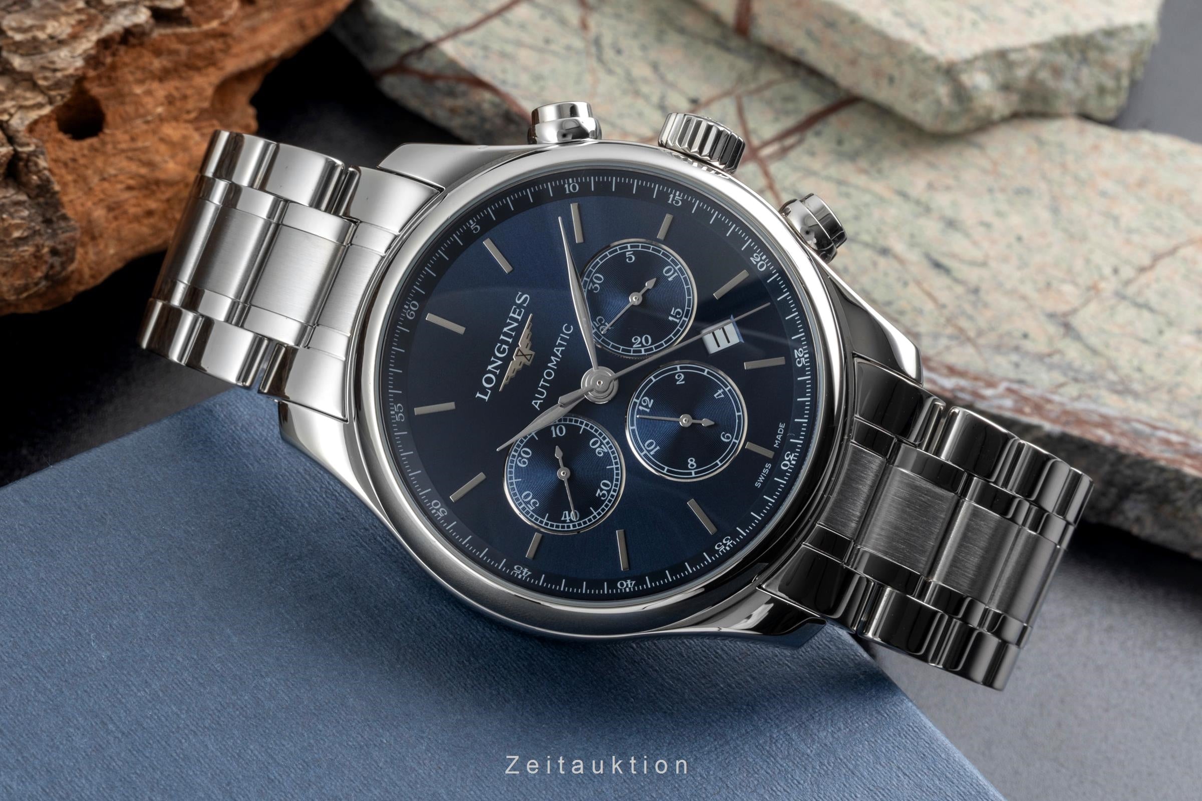 Longines Master Collection Chronograph Automatik Ref. L2.859.4.92.6 B&P 2021 [2604708]