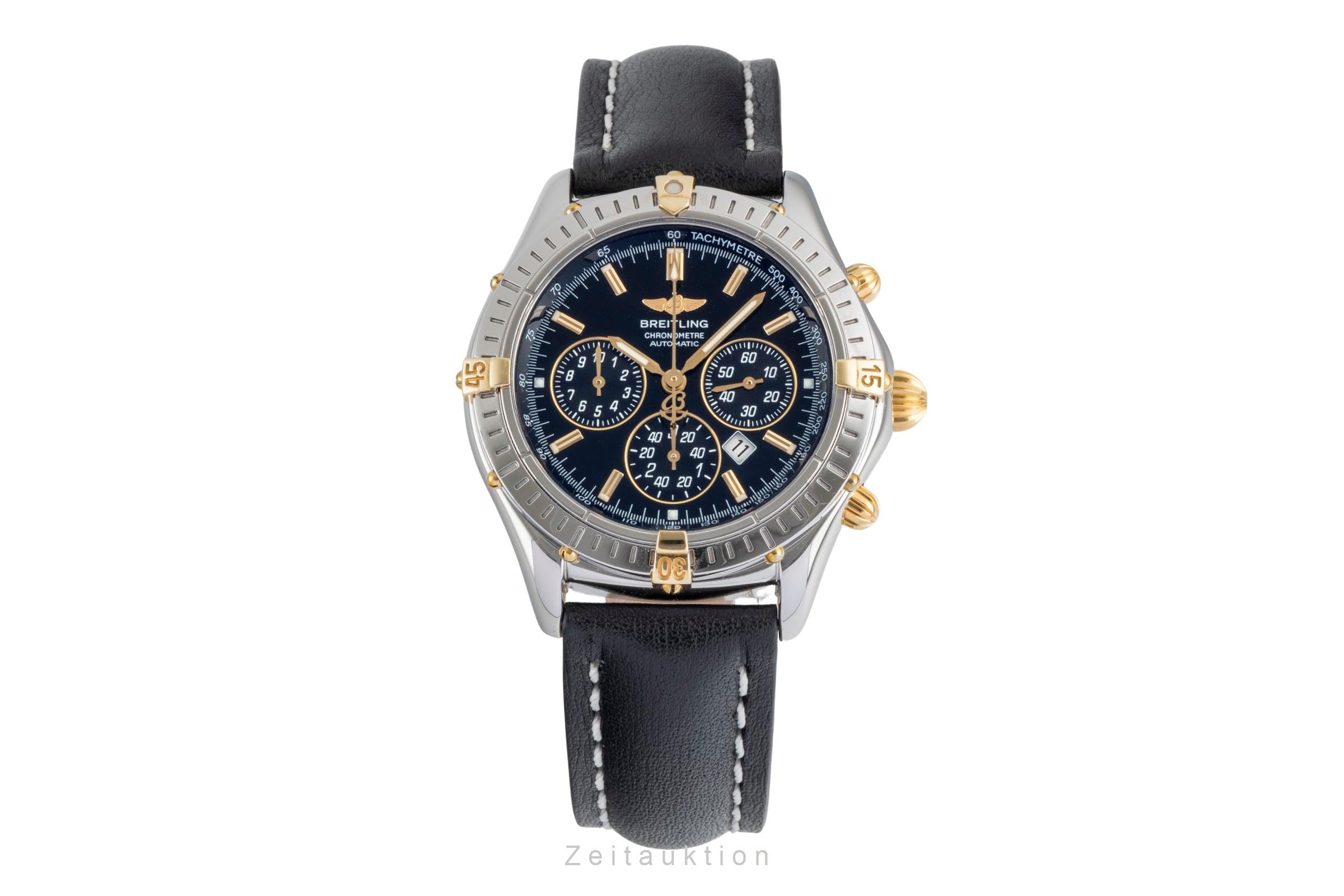 Breitling Shadow Flyback chronograph steel / gold automatic men's watch B35312  [2604710]
