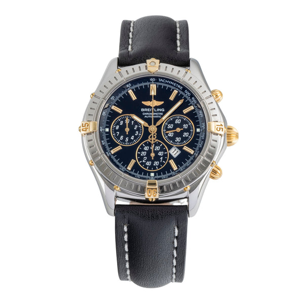 Breitling Shadow Flyback Chronograph Stahl / Gold Automatik Herrenuhr Ref B35312 [2604710]