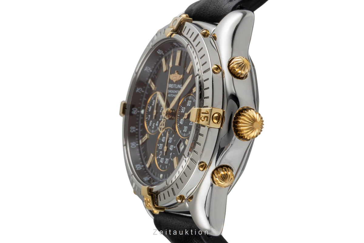 Breitling Shadow Flyback Chronograph Stahl / Gold Automatik Herrenuhr Ref B35312 [2604710]