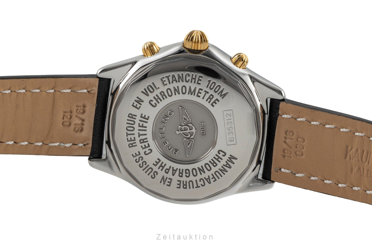 Breitling Shadow Flyback Chronograph Stahl / Gold Automatik Herrenuhr Ref B35312 [2604710]