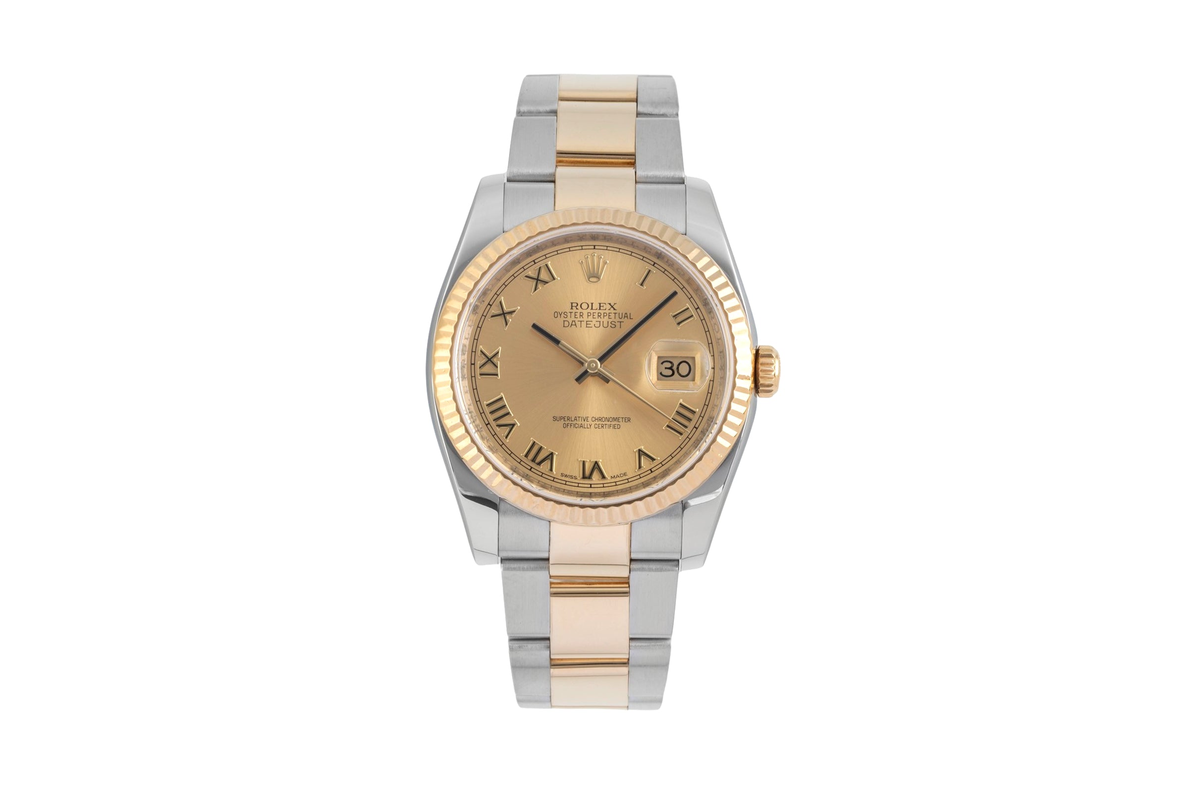 Rolex Datejust acciaio / oro automatismo orologio da uomo 116233  [2604711]