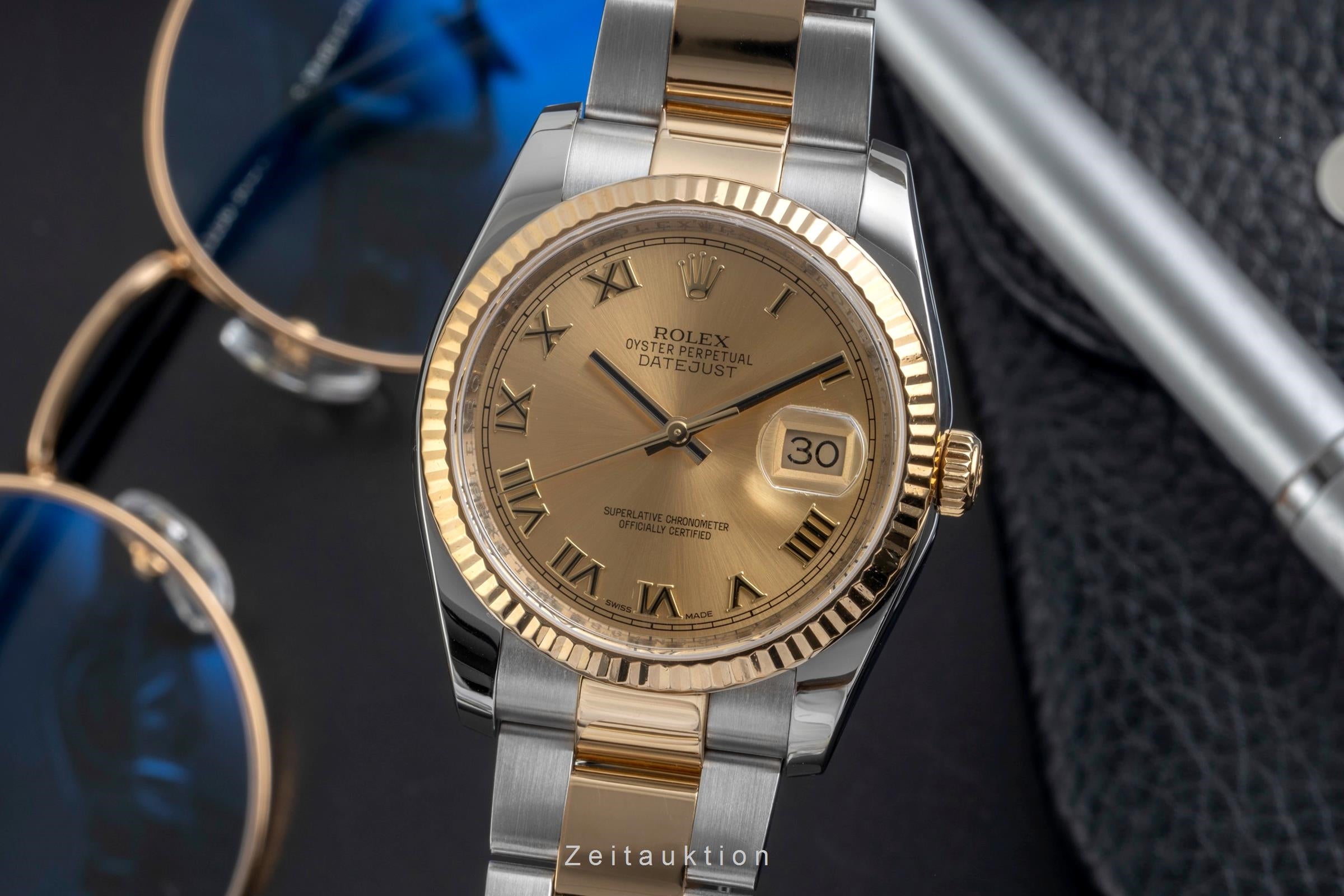 Rolex Datejust acero / oro automático reloj para caballeros 116233  [2604711]
