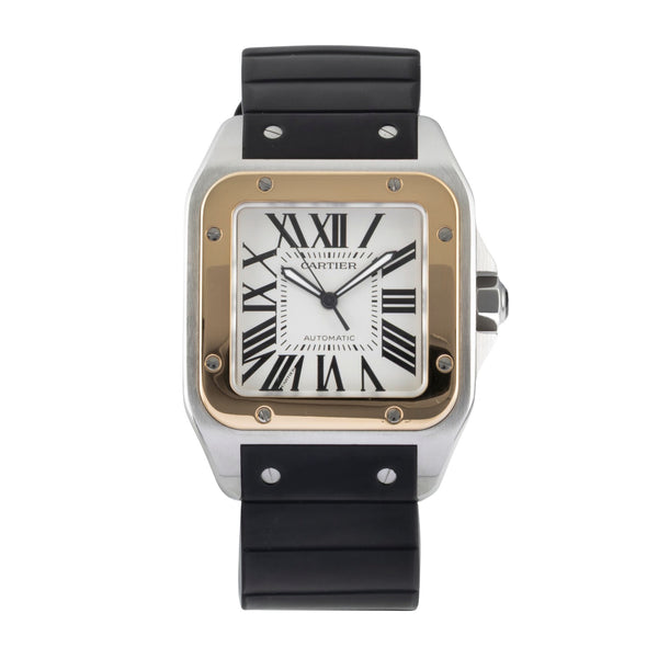 Cartier Santos 100 acero / oro automático reloj para caballeros 2656  [2604713]