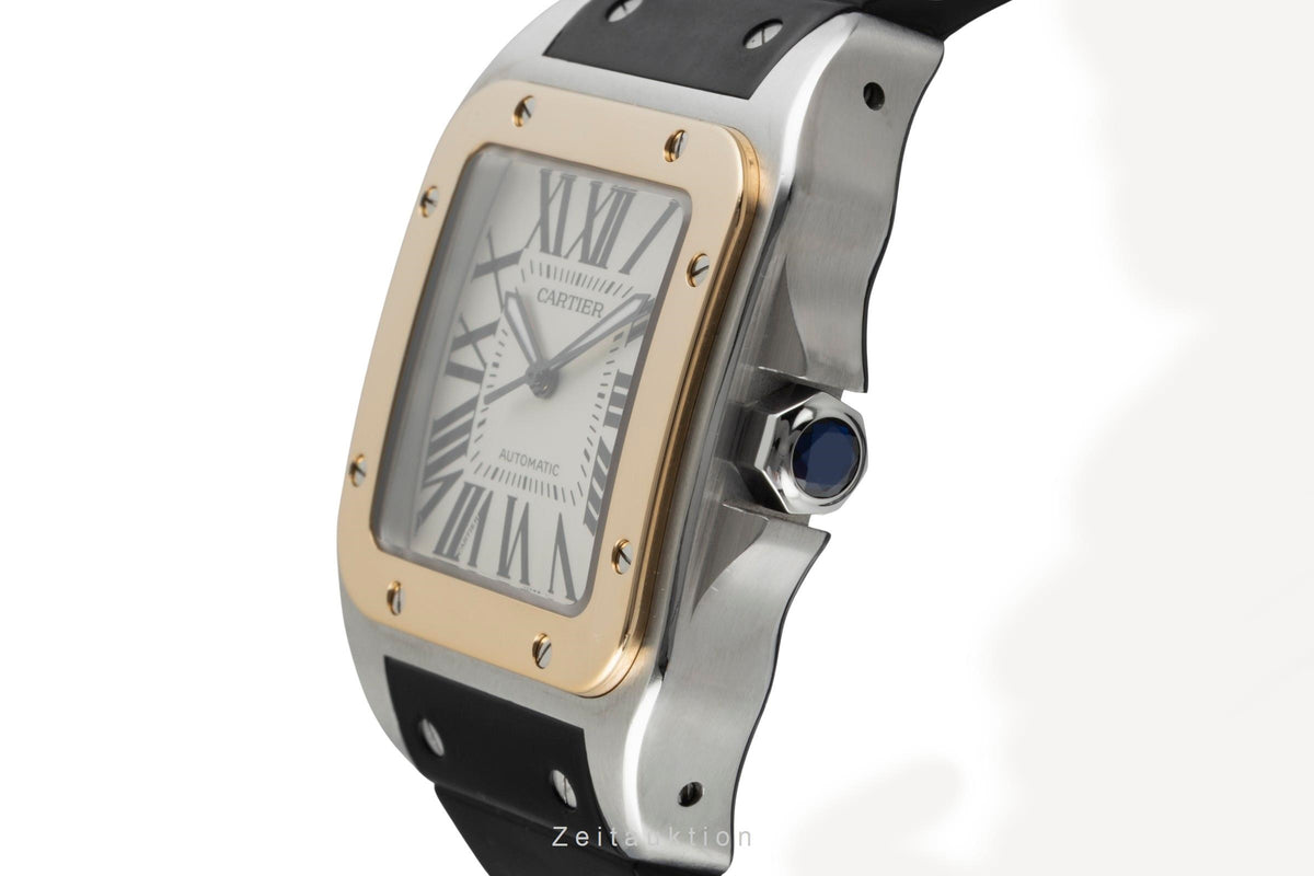Cartier Santos 100 acero / oro automático reloj para caballeros 2656  [2604713]
