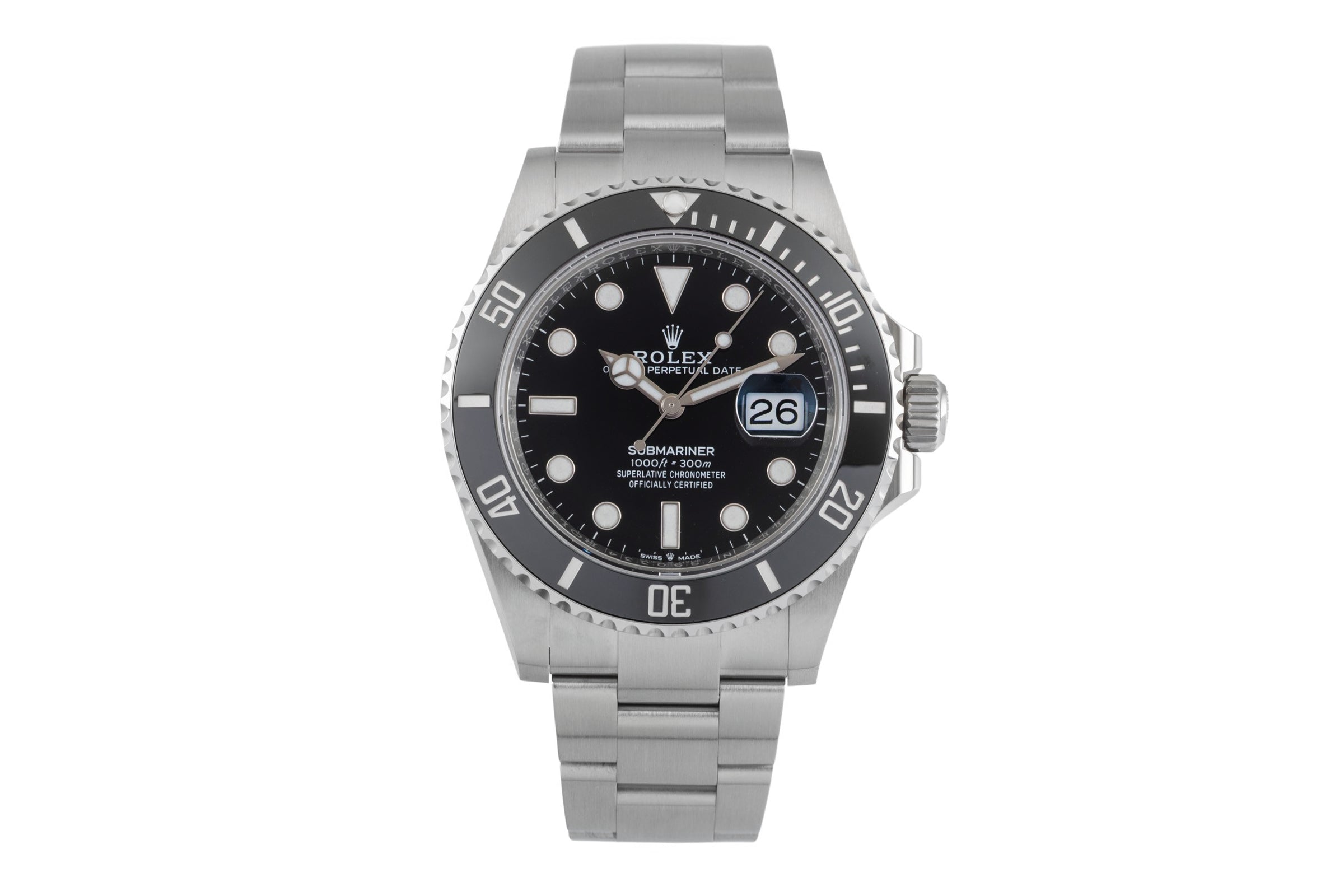 Rolex Submariner steel automatic men's watch 126610LN-0001  [2604715]