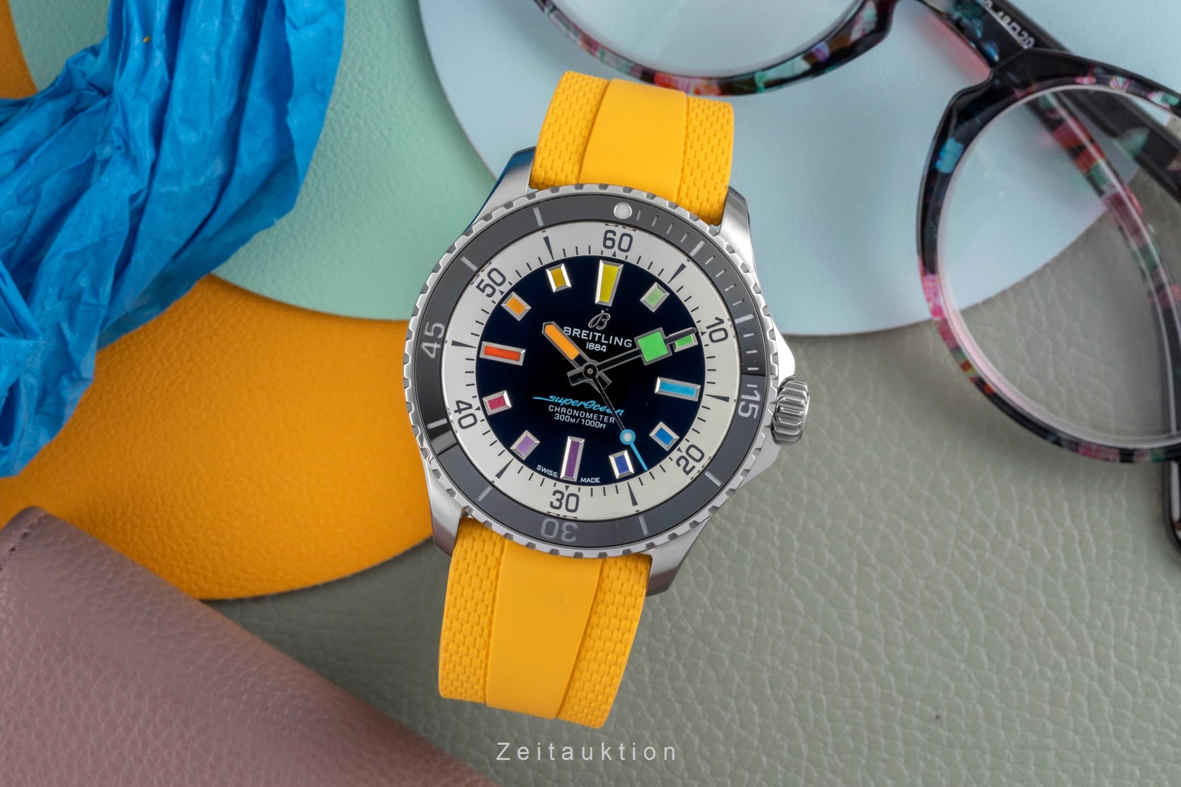 Breitling Superocean steel automatic men's watch A17375211B2S2 LP: 5550EUR  [2604716]