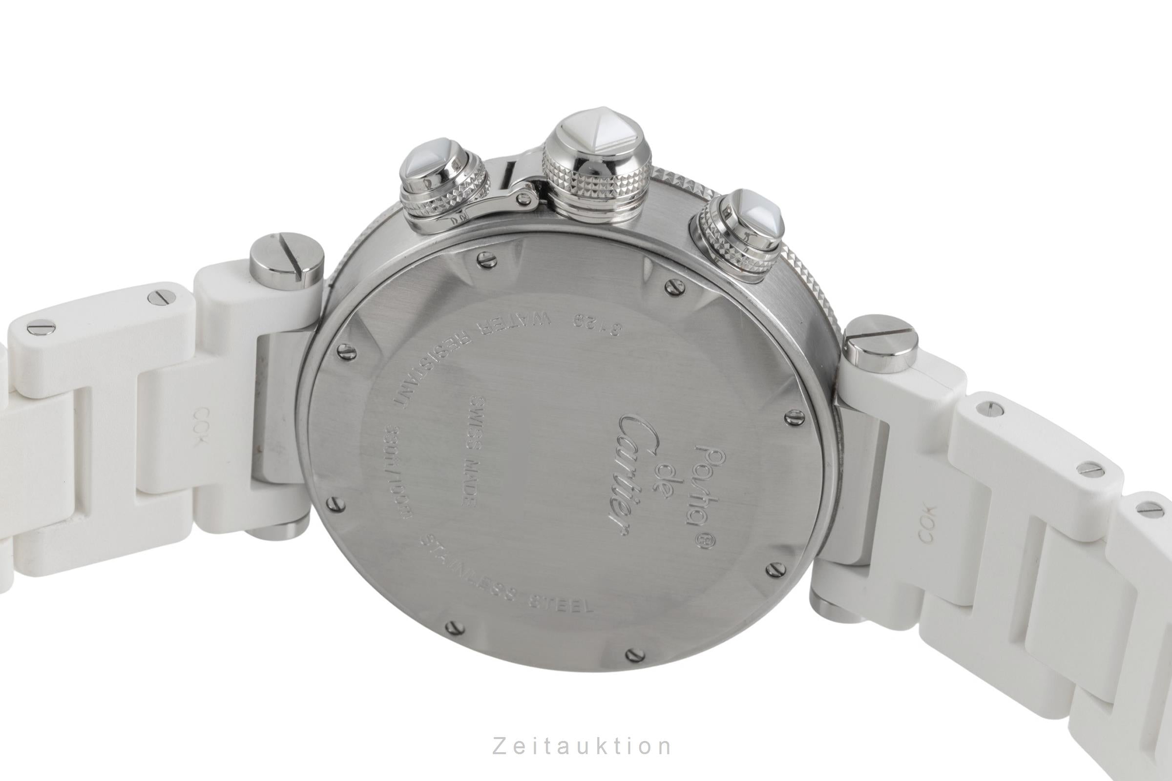 Cartier Pasha Seatimer Chronograph Stahl Quarz Damen Ref. W3140005  [2604718]