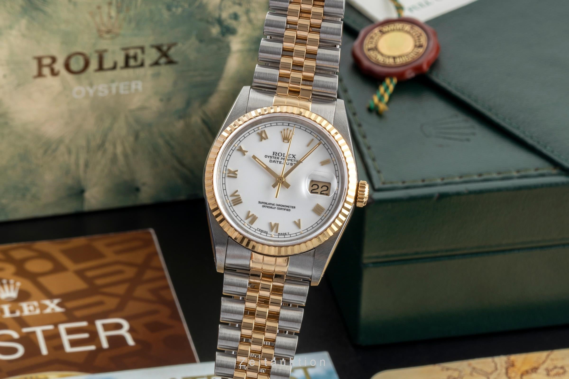 Rolex Datejust steel / gold automatic men's watch 16233  [2604719]