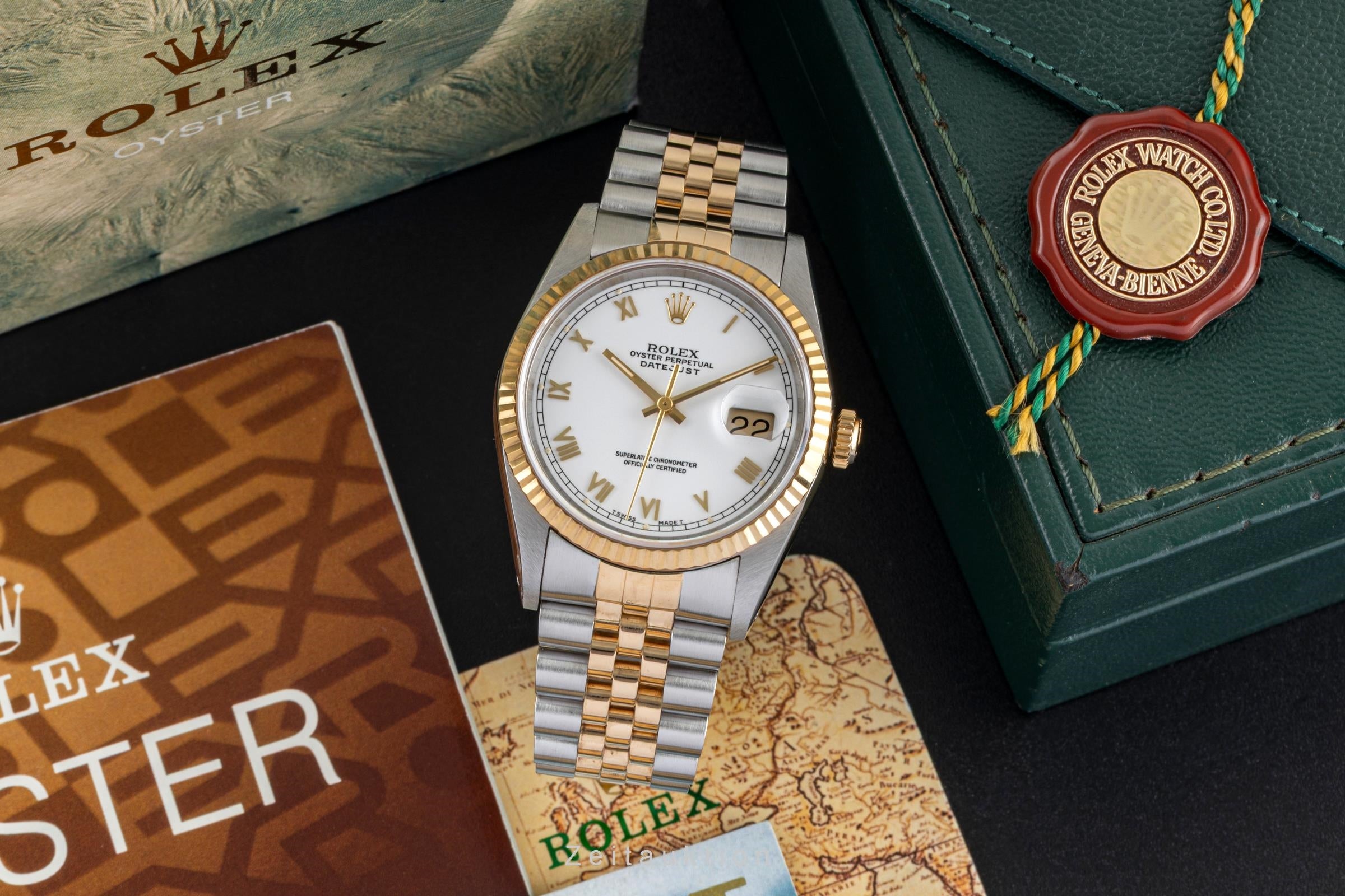 Rolex Datejust steel / gold automatic men's watch 16233  [2604719]