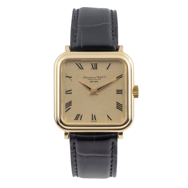 IWC Da Vinci 18K Gold Handaufzug Beyer Dial Herrenuhr Ref. R2576 Vintage [2604720]