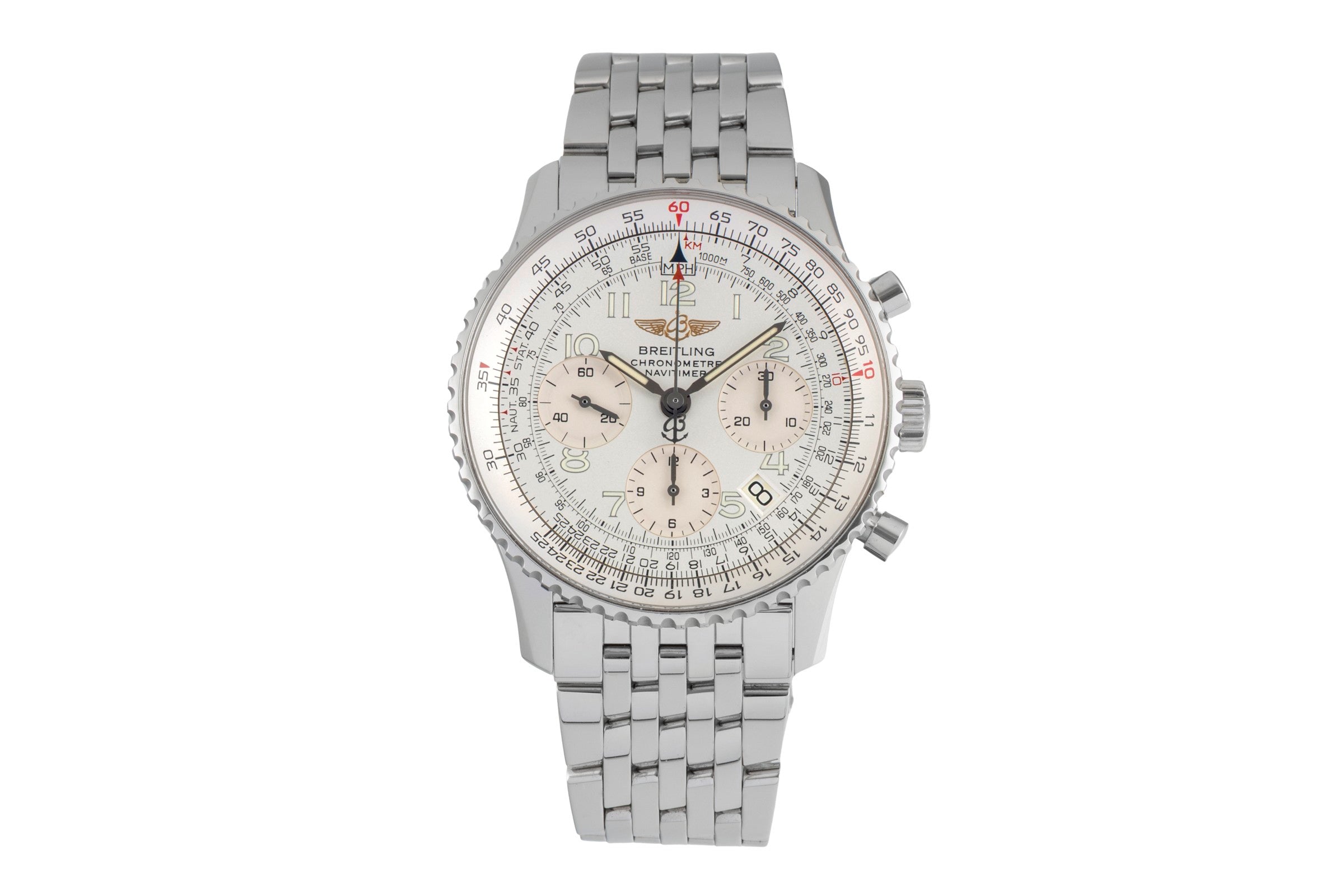 Breitling Navitimer chronographe acier automatique montre pour hommes A2332212/G533  [2604722]