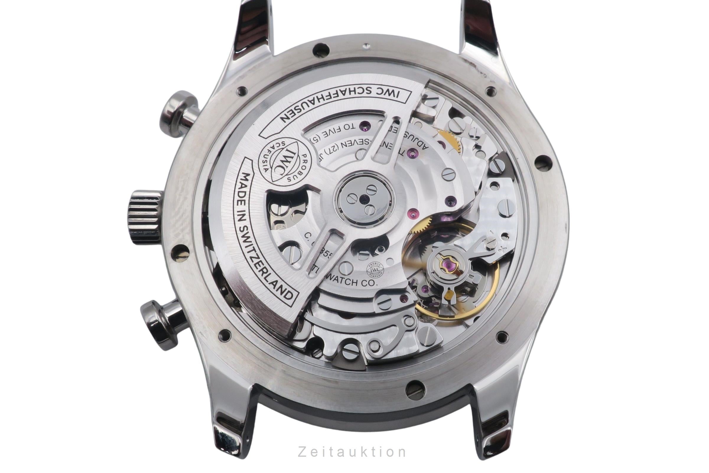IWC Portugieser chronograph steel automatic men's watch IW371606 LP: 9100EUR  [2604723]