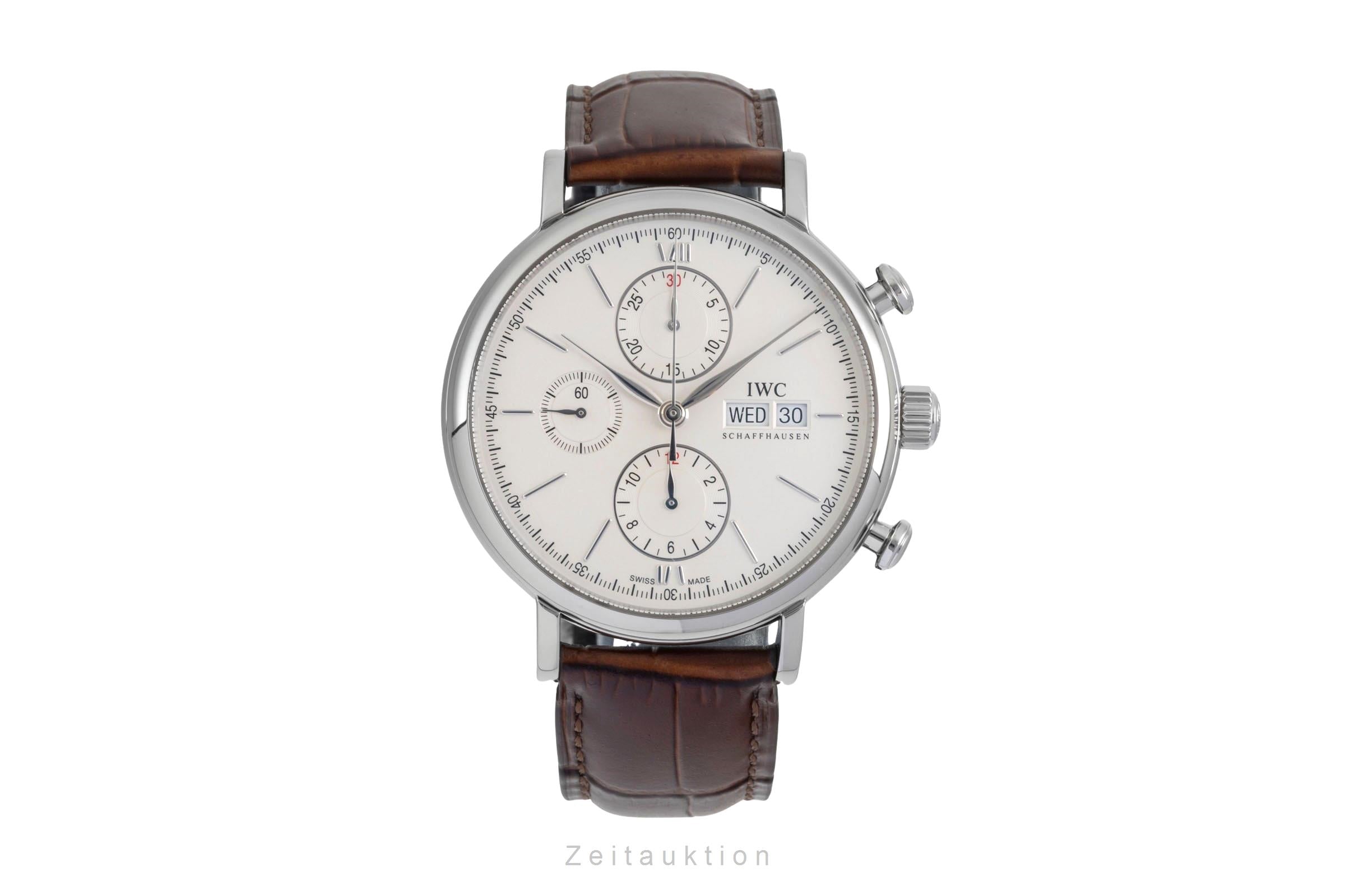 IWC Portofino chronograph steel automatic men's watch IW391007  [2604724]