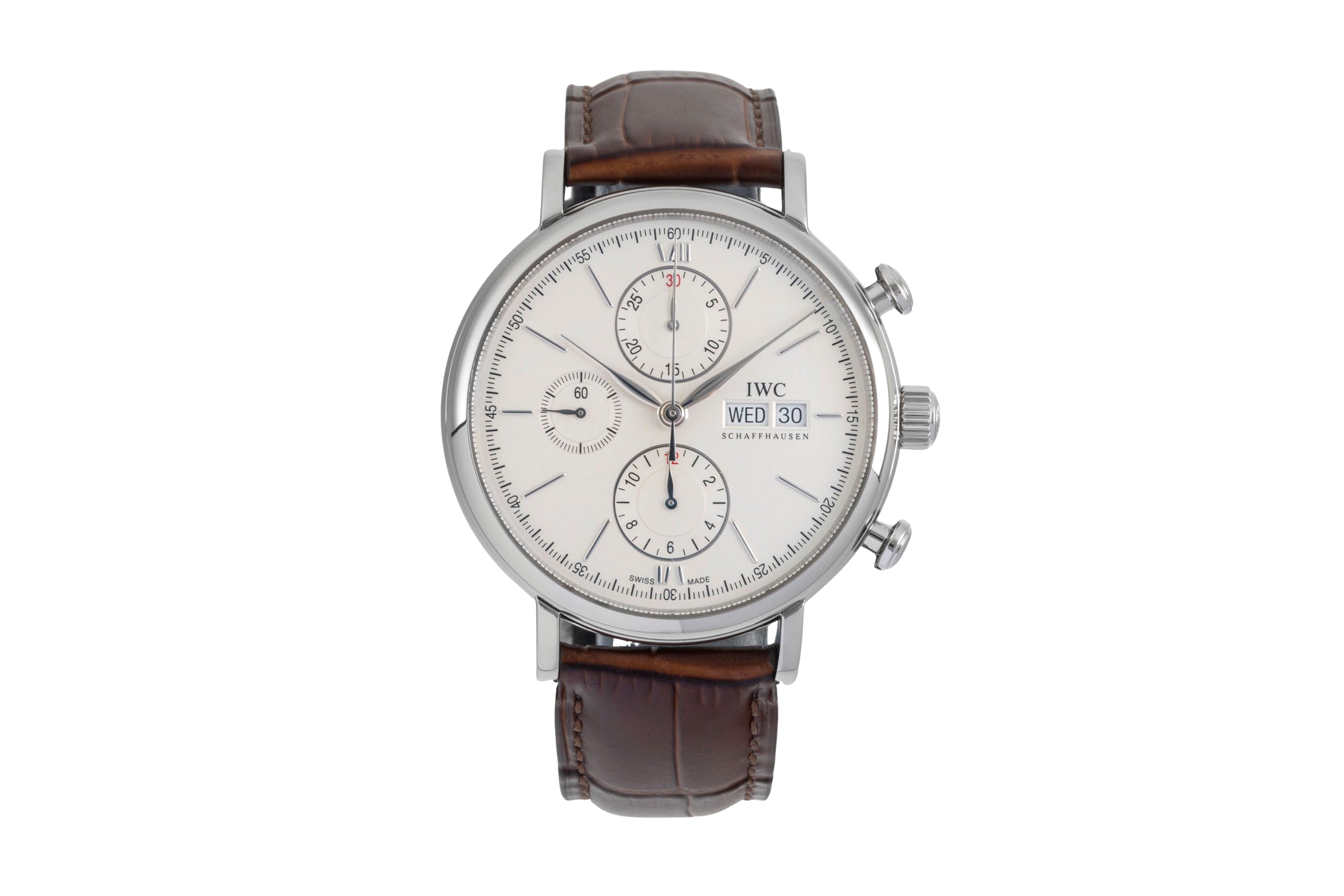 IWC Portofino chronographe acier automatique montre pour hommes IW391007  [2604724]