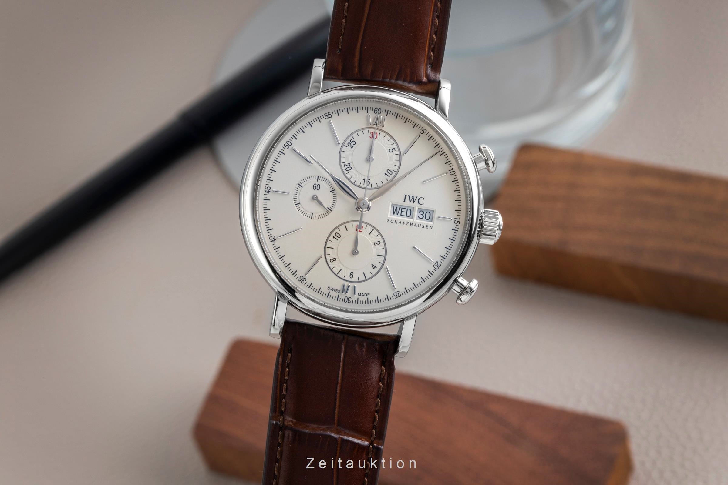 IWC Portofino chronograph steel automatic men's watch IW391007  [2604724]