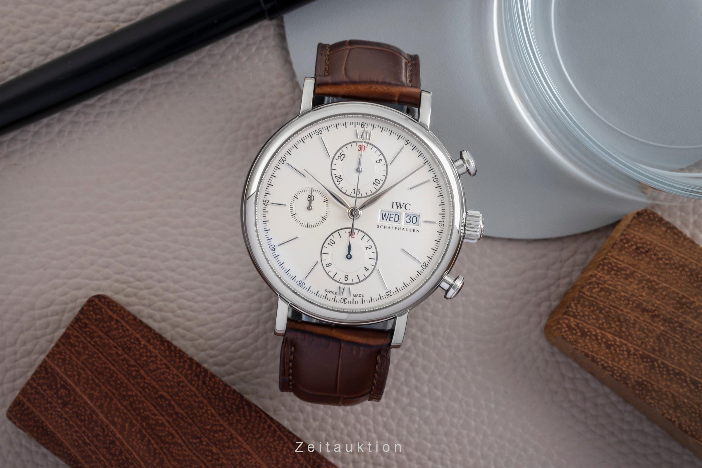 IWC Portofino chronograph steel automatic men's watch IW391007  [2604724]