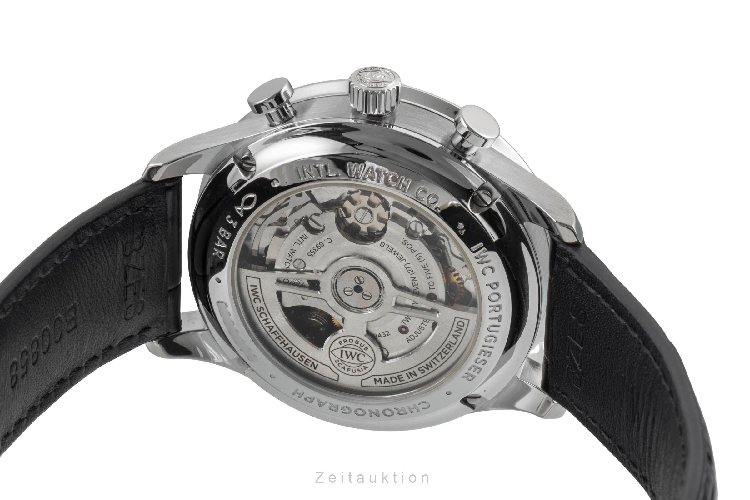 IWC Portugieser chronographe acier automatique montre pour hommes IW371606 LP: 9100EUR  [2604725]