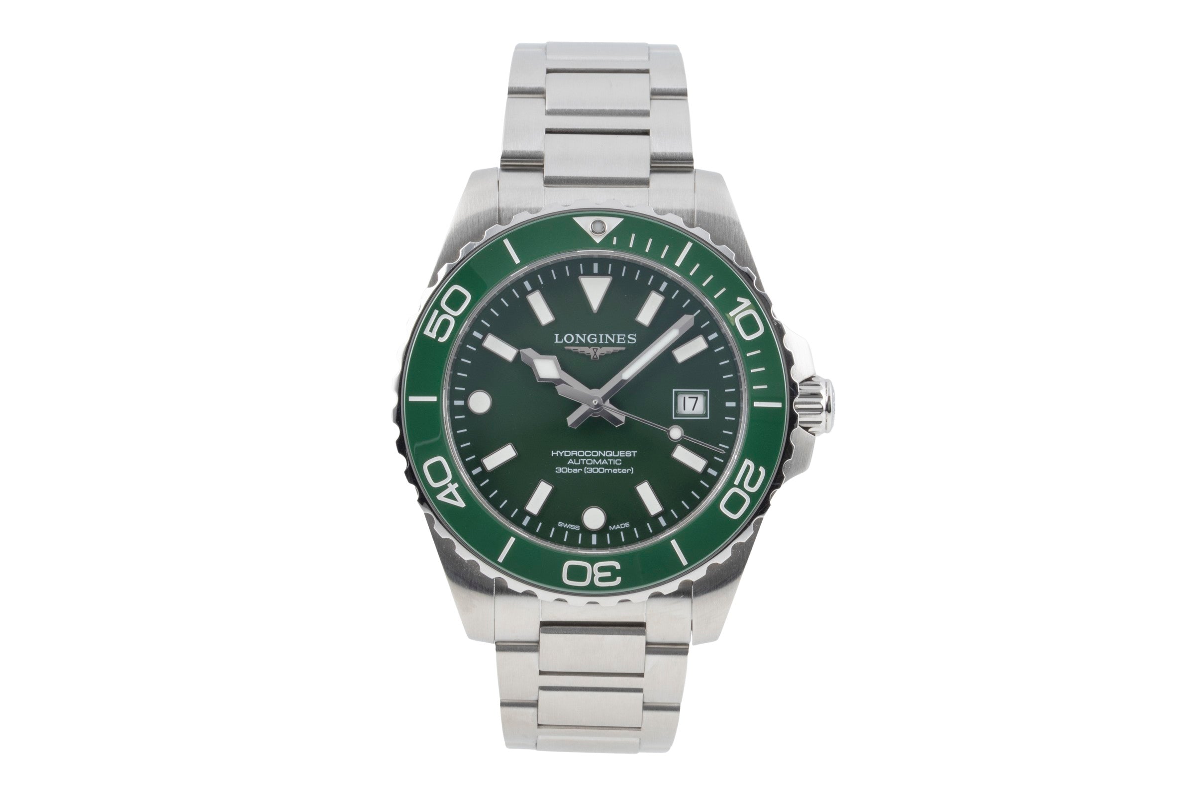 Longines Hydro Conquest steel automatic men's watch L3.788.4.06.6 LP: 2150EUR  [2604727]