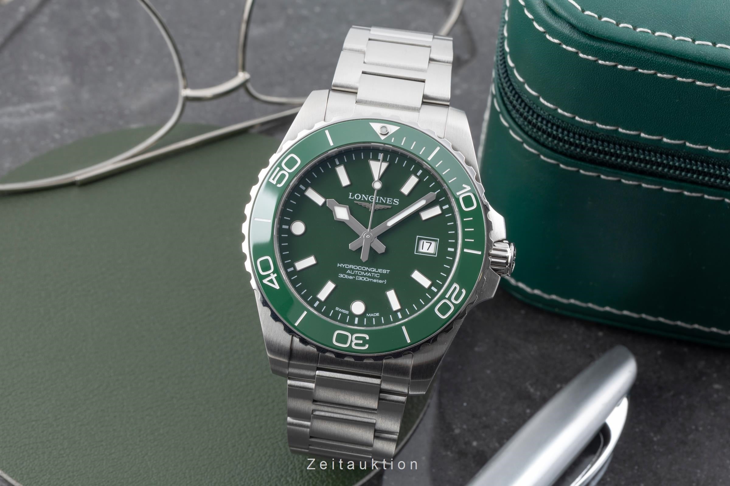 Longines Hydro Conquest acero automático reloj para caballeros L3.788.4.06.6 LP: 2150EUR  [2604727]