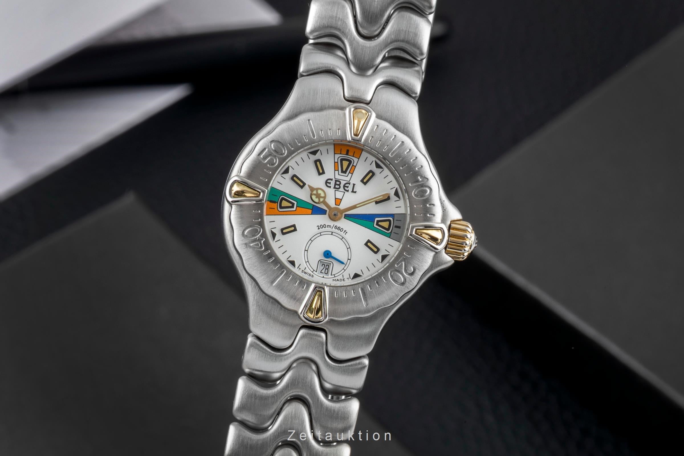 Ebel Sportwave acier / or  quartz montre pour femmes E6012521  [2604728]