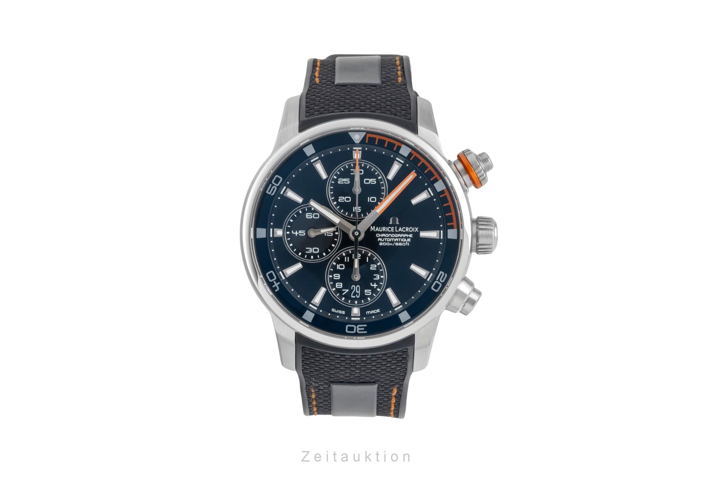 Maurice Lacroix Pontos chronograph steel automatic men's watch PT6008-SS001-332-1  [2604730]