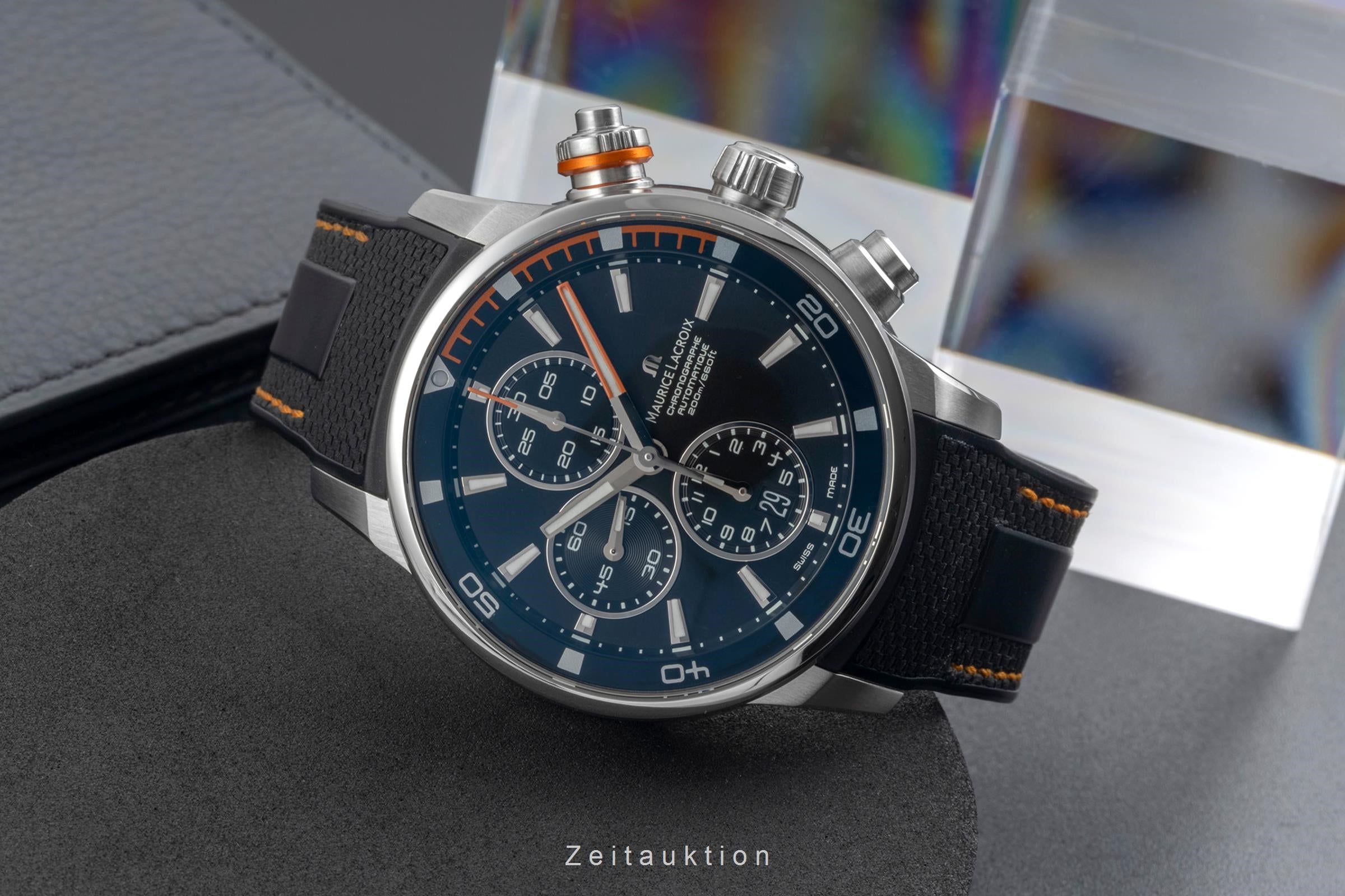 Maurice Lacroix Pontos chronograph steel automatic men's watch PT6008-SS001-332-1  [2604730]