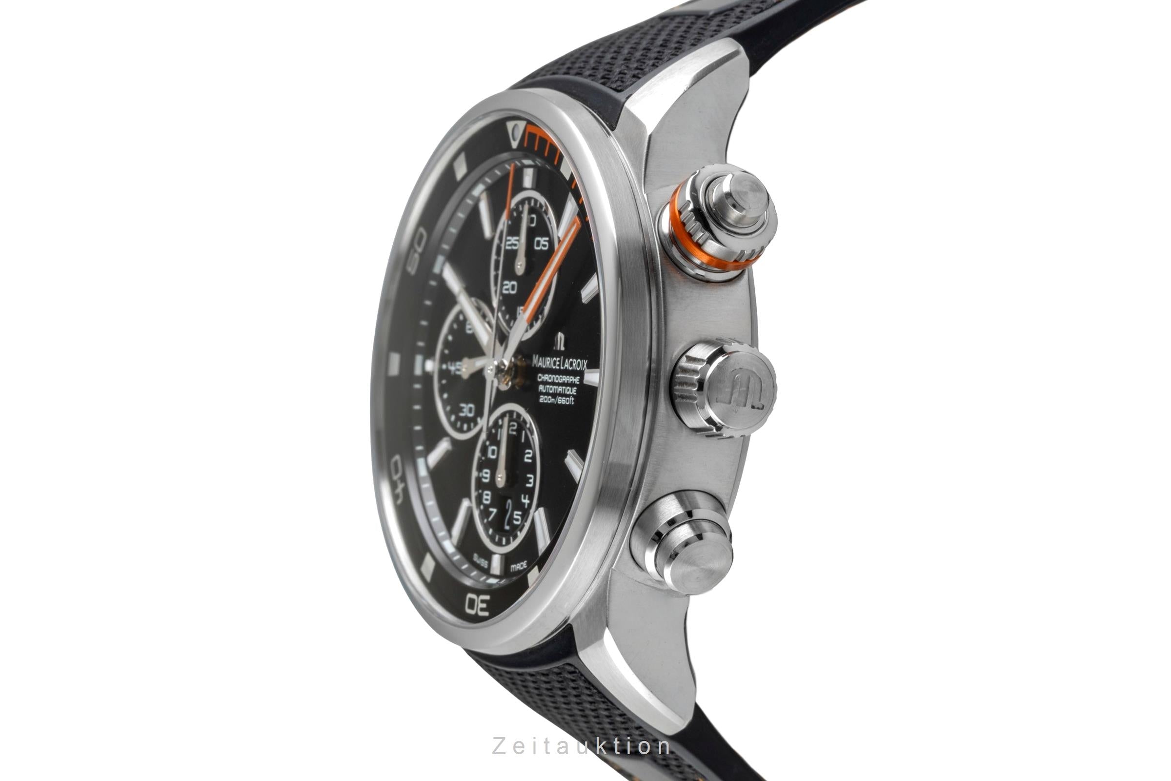 Maurice Lacroix Pontos chronograph steel automatic men's watch PT6008-SS001-332-1  [2604730]