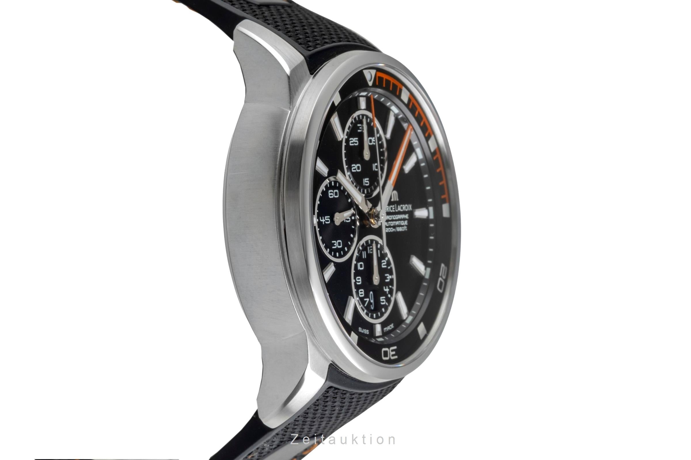 Maurice Lacroix Pontos chronograph steel automatic men's watch PT6008-SS001-332-1  [2604730]