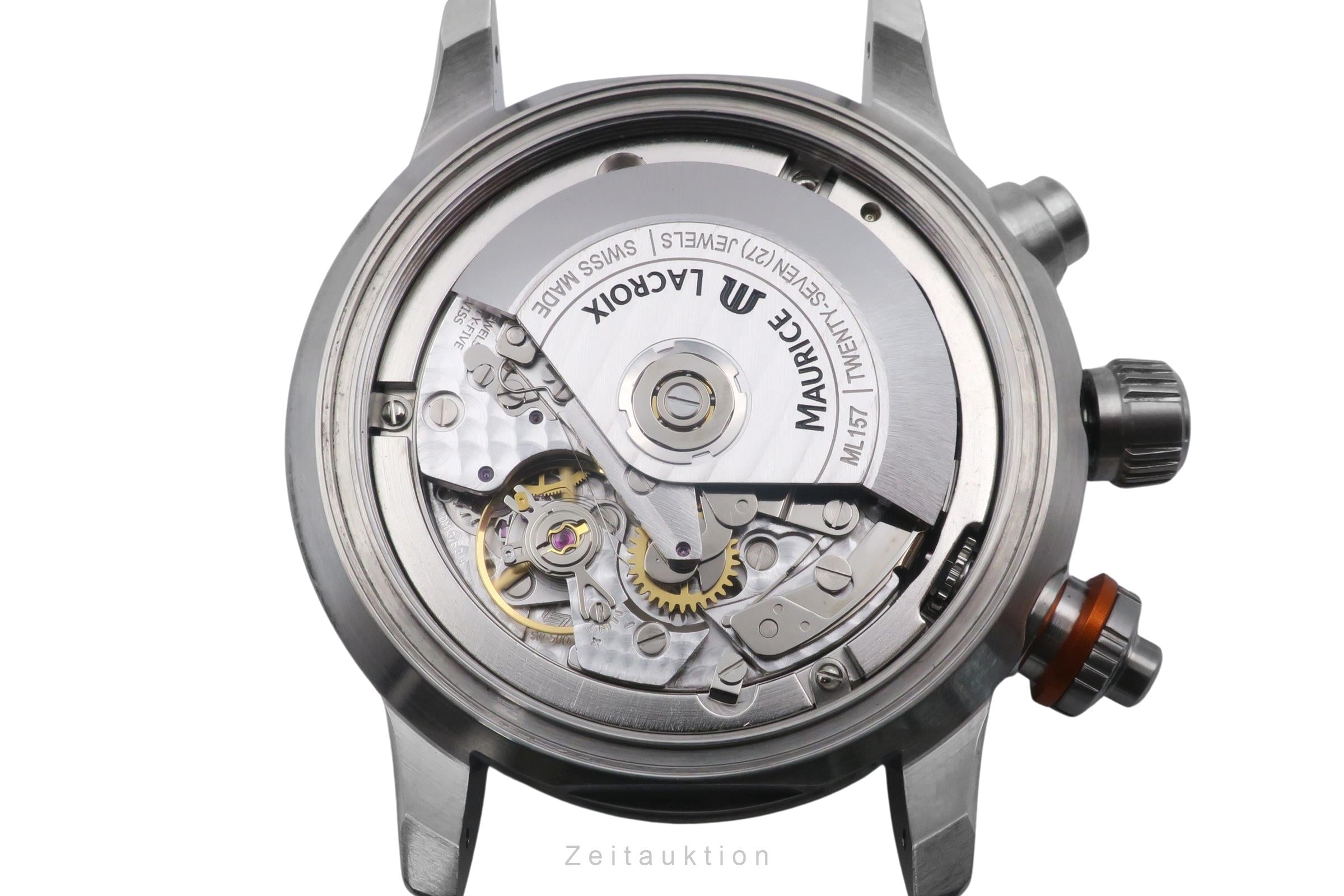 Maurice Lacroix Pontos chronograph steel automatic men's watch PT6008-SS001-332-1  [2604730]