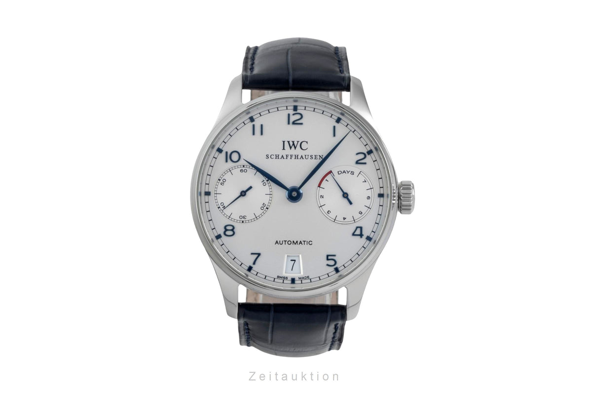 IWC Portugieser acciaio automatismo orologio da uomo IW500107 LP: 14000EUR  [2604731]