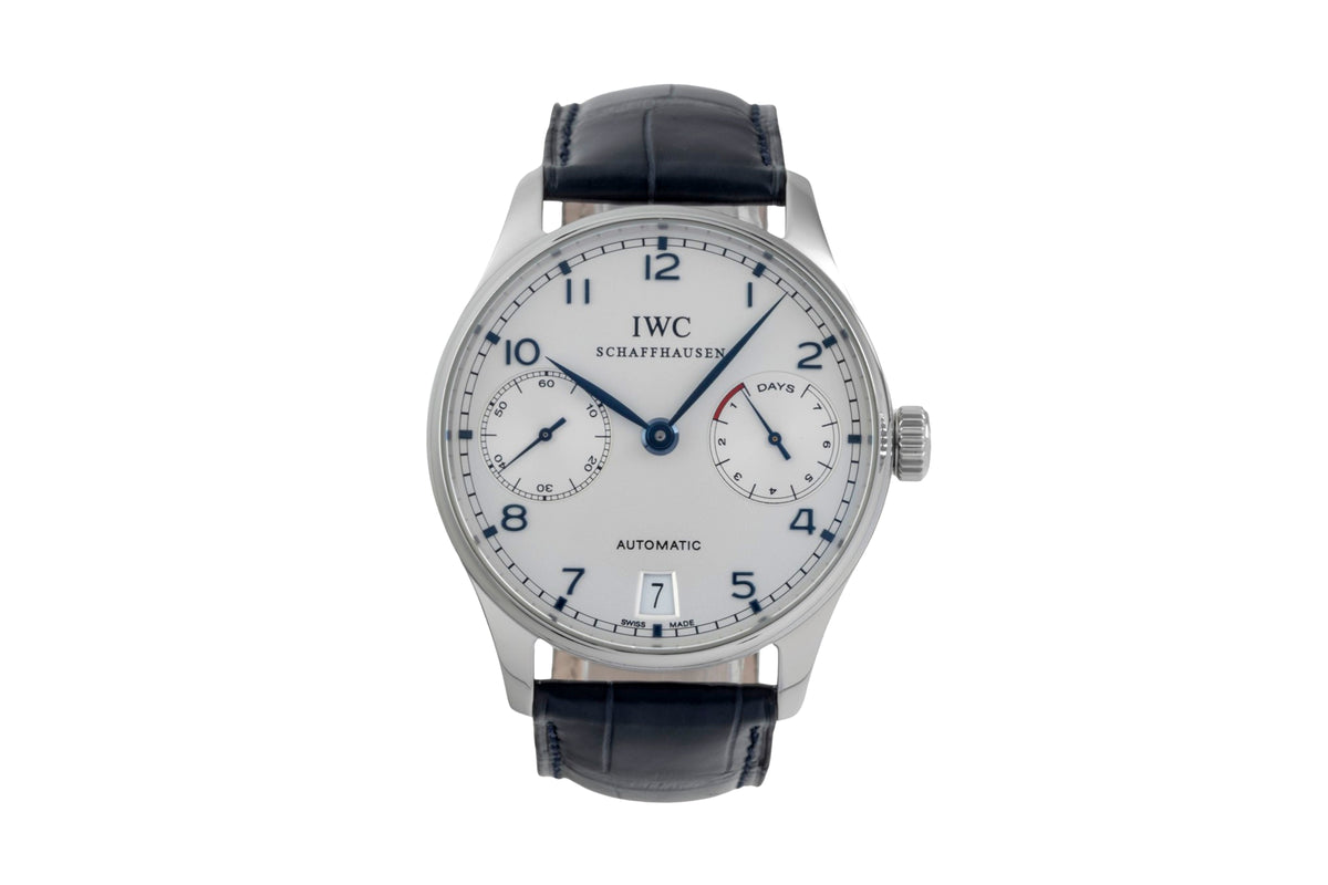 IWC Portugieser steel automatic men's watch IW500107 LP: 14000EUR  [2604731]