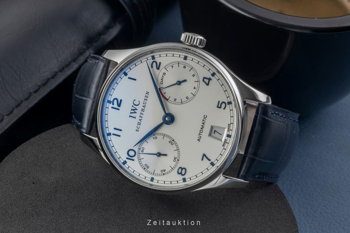 IWC Portugieser acciaio automatismo orologio da uomo IW500107 LP: 14000EUR  [2604731]