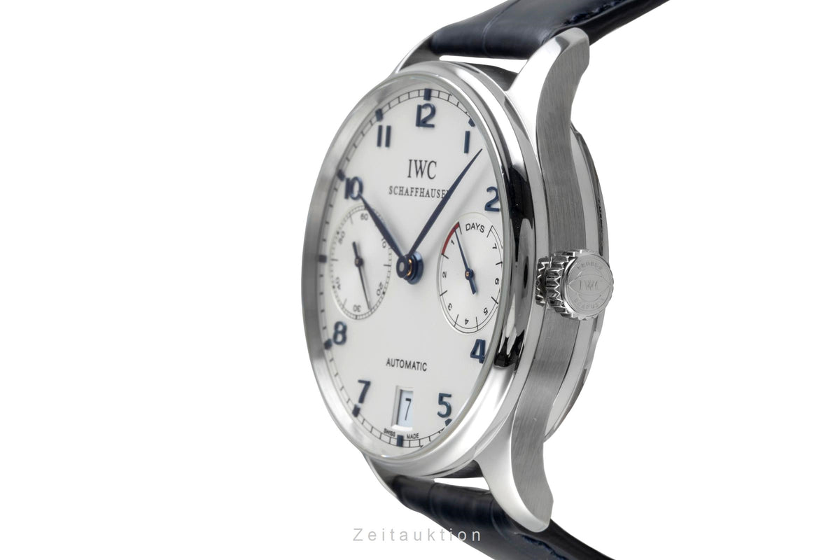 IWC Portugieser acciaio automatismo orologio da uomo IW500107 LP: 14000EUR  [2604731]