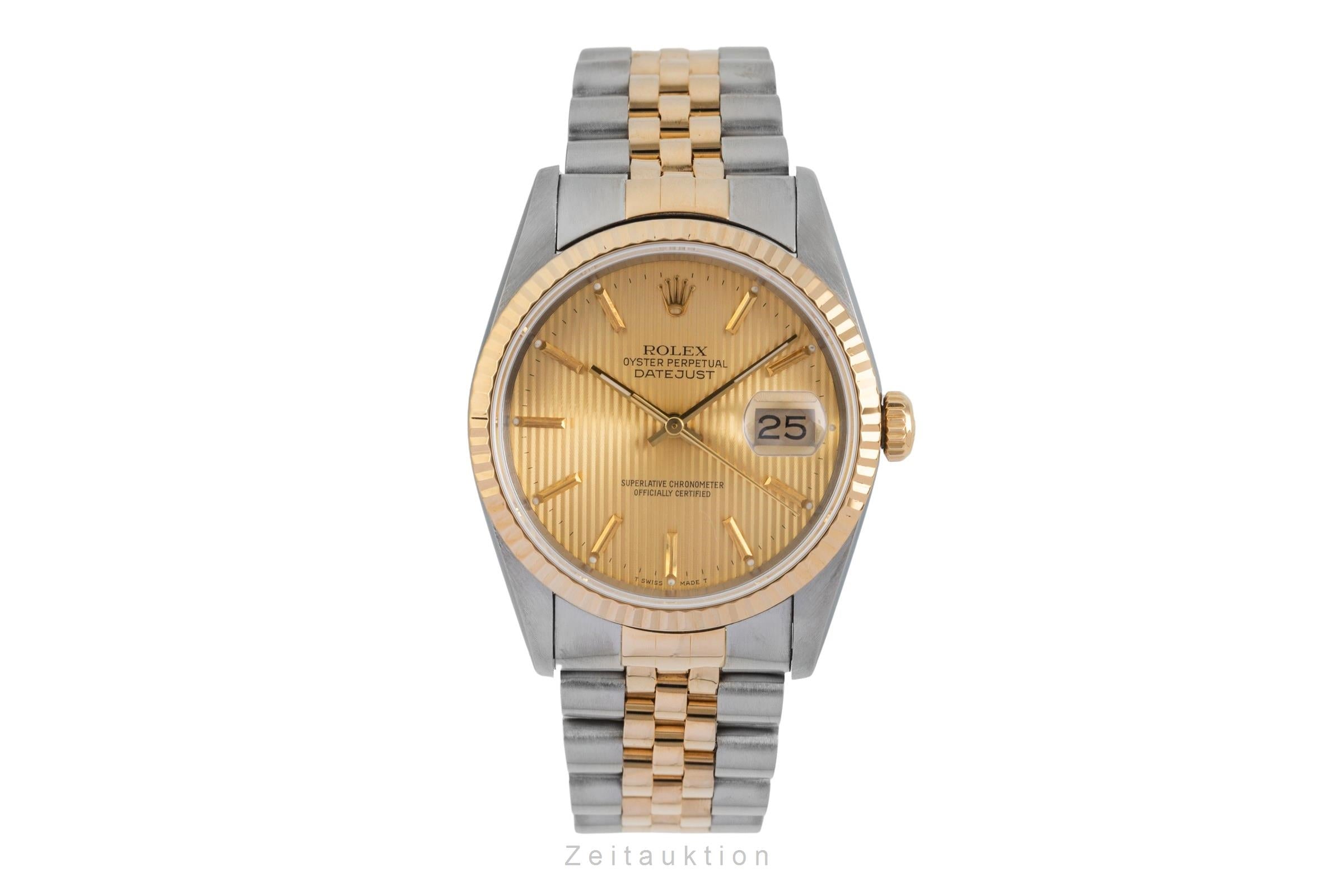 Rolex Datejust steel / gold automatic men's watch 16233 LP: 15350EUR  [2604732]