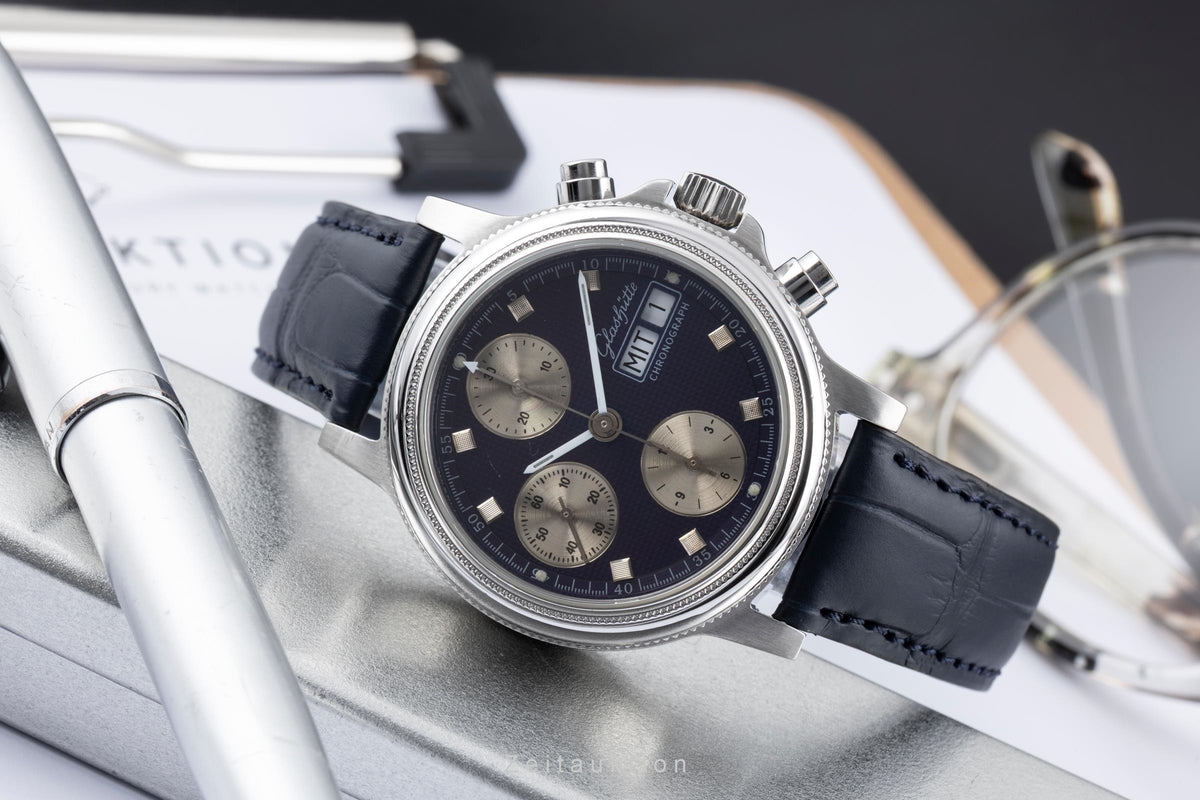 Glashütte chronograph steel automatic men's watch  [2604733]