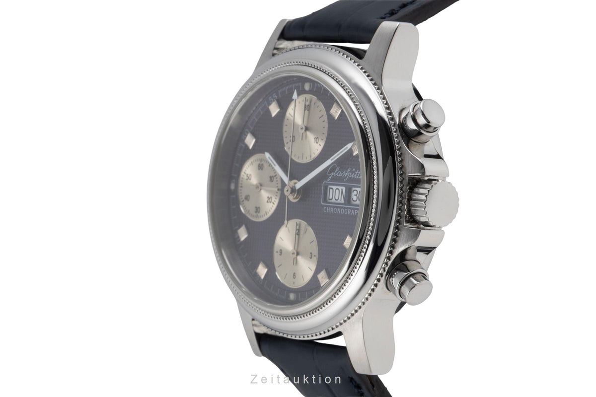 Glashütte chronograph steel automatic men's watch  [2604733]