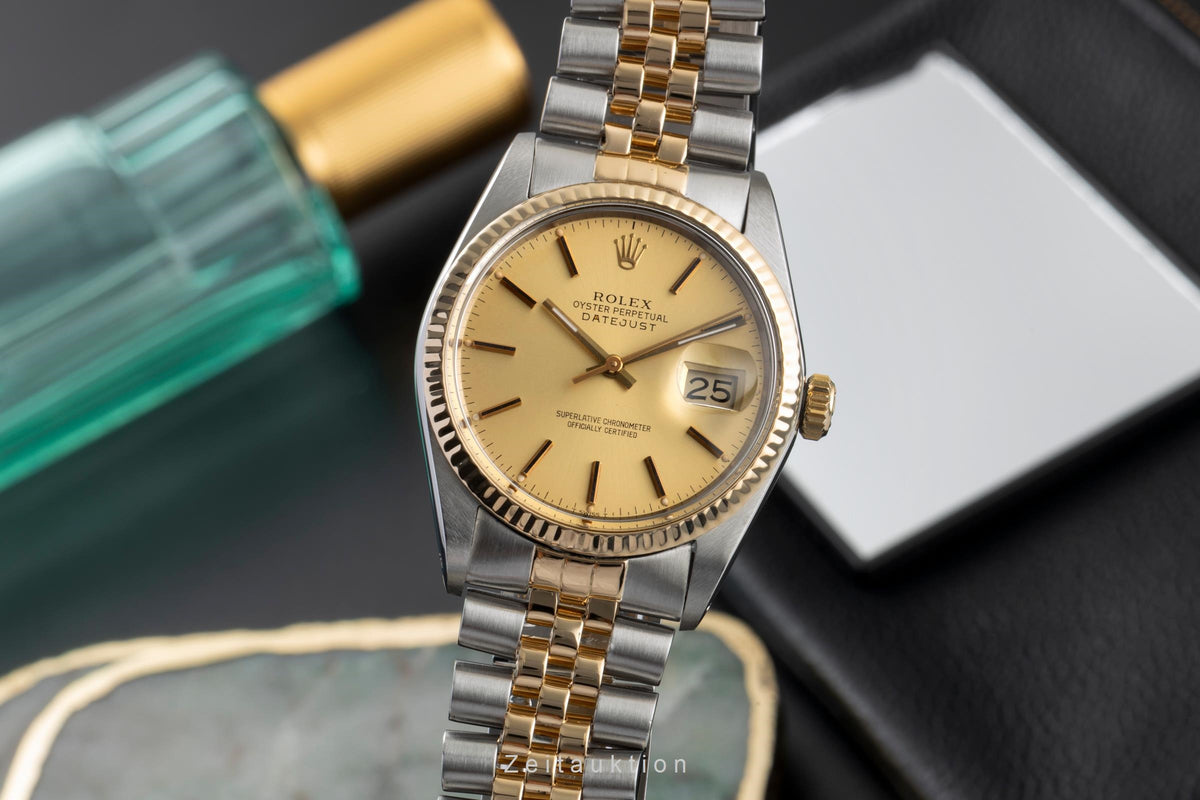 Rolex Datejust steel / gold automatic men's watch 16013 Vintage  [2604734]