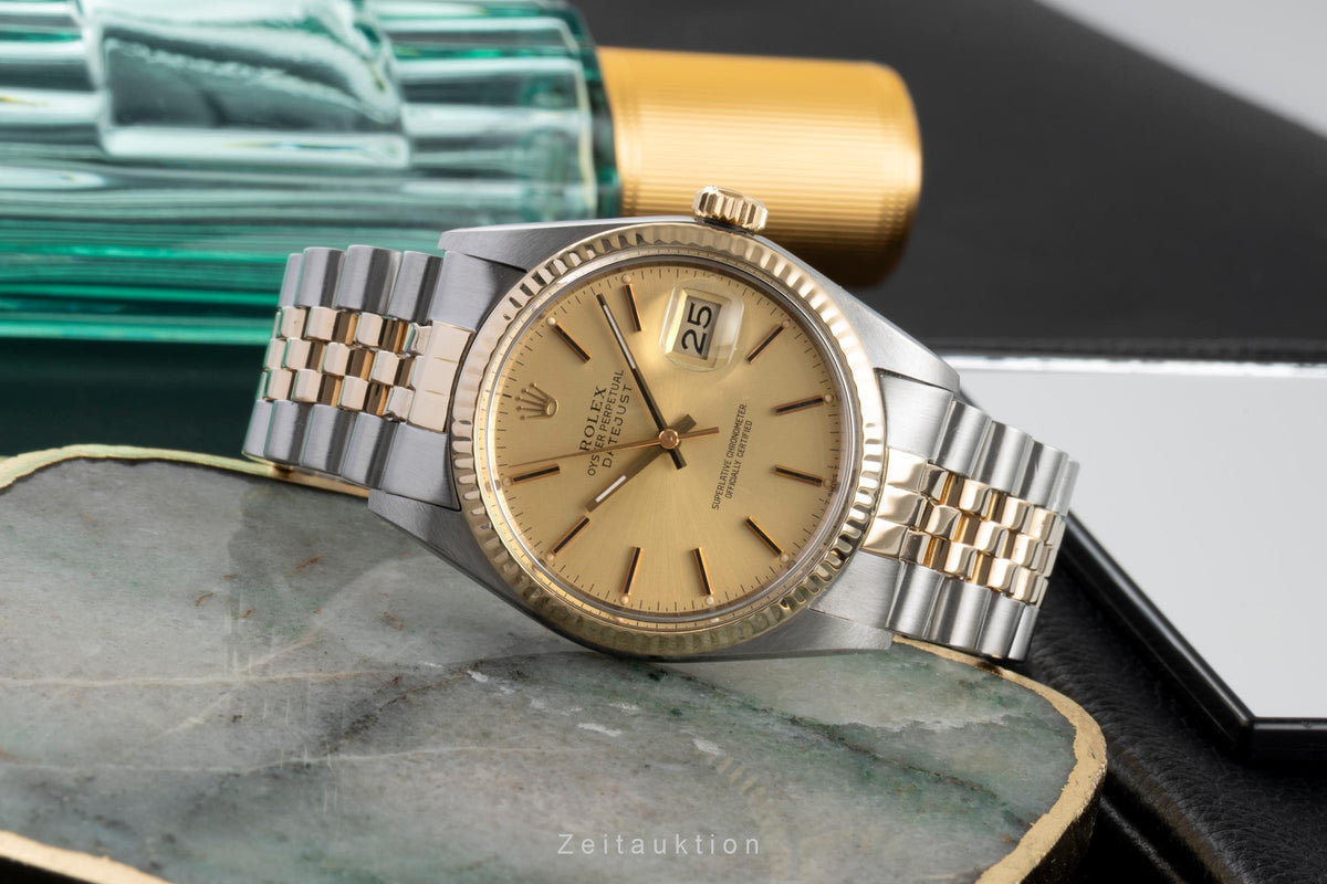 Rolex Datejust steel / gold automatic men's watch 16013 Vintage  [2604734]