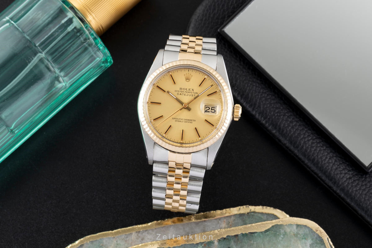 Rolex Datejust steel / gold automatic men's watch 16013 Vintage  [2604734]