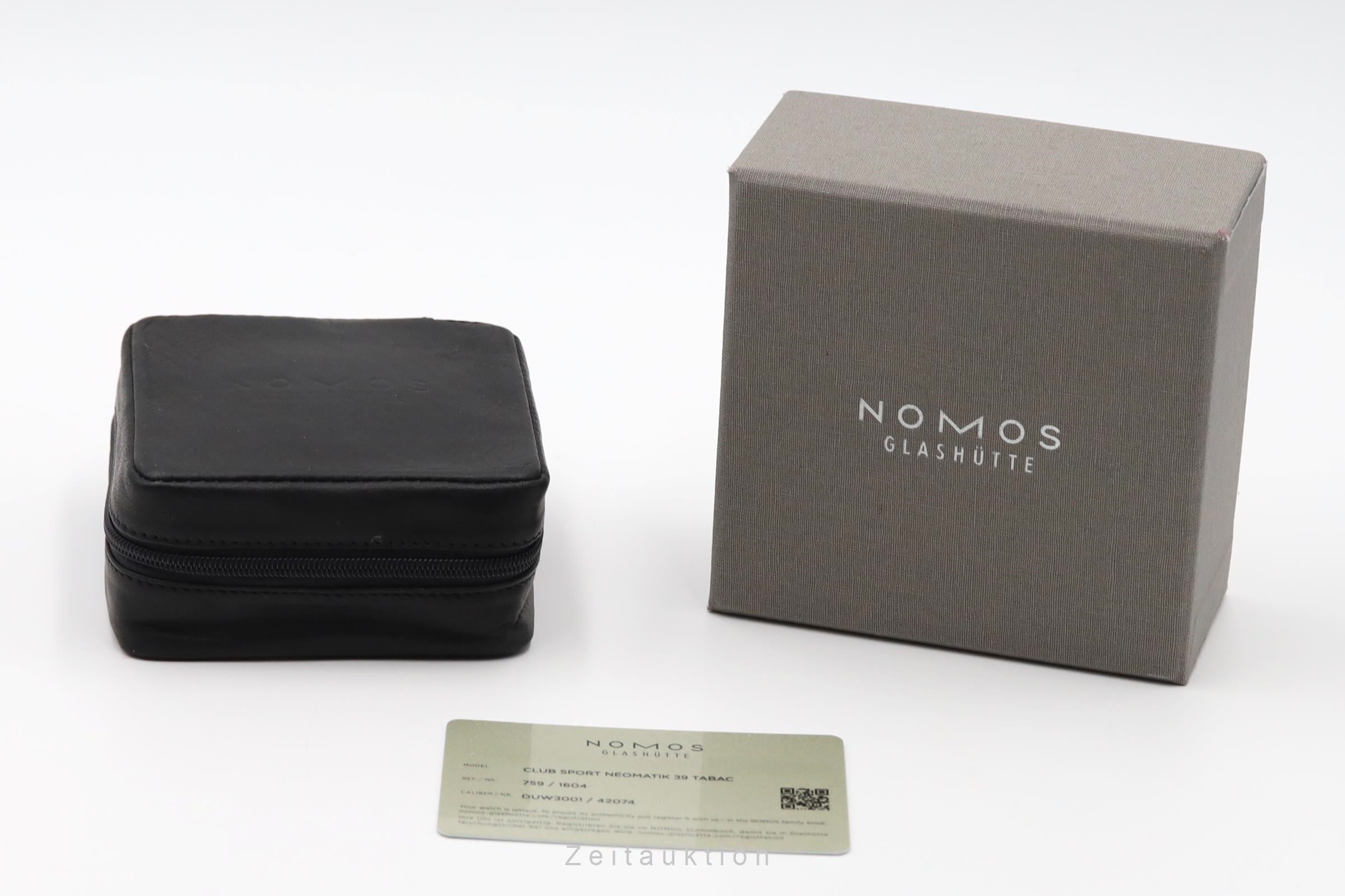 Nomos Club steel automatic men's watch 759 LP: 3000EUR  [2604735]