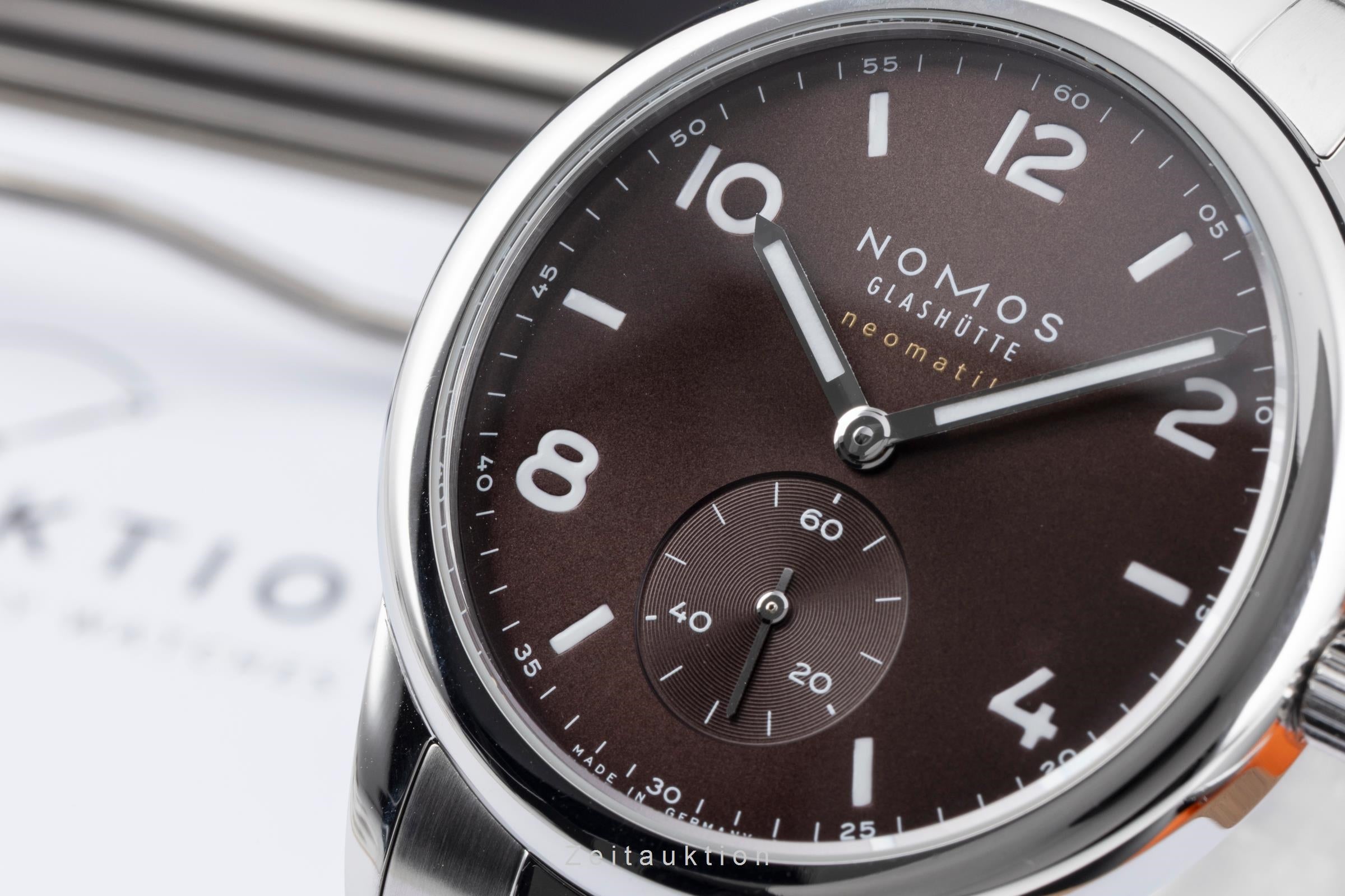 Nomos Club steel automatic men's watch 759 LP: 3000EUR  [2604735]