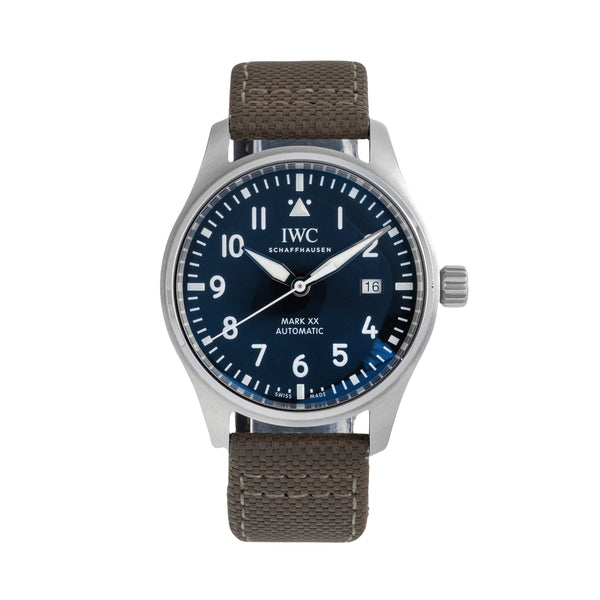 IWC Pilot Mark XX Black Dial Stahl Automatik Herrenuhr Ref. IW328201 B&P 2024 [2604737]